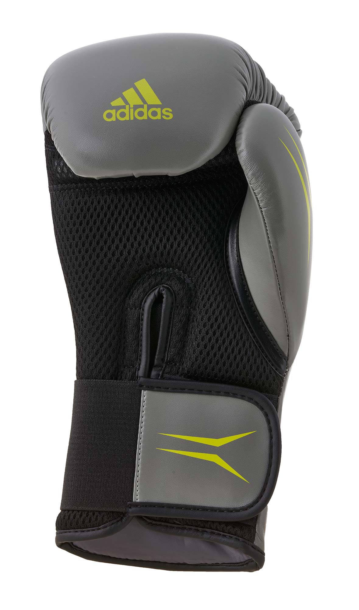SPD150TG-Speed-Tilt-150-gray_black_green-10OZ-Boxing-Training-Glove-0005 adidas boxing gloves SPEED TILT 150 SPD150TG grey/lime