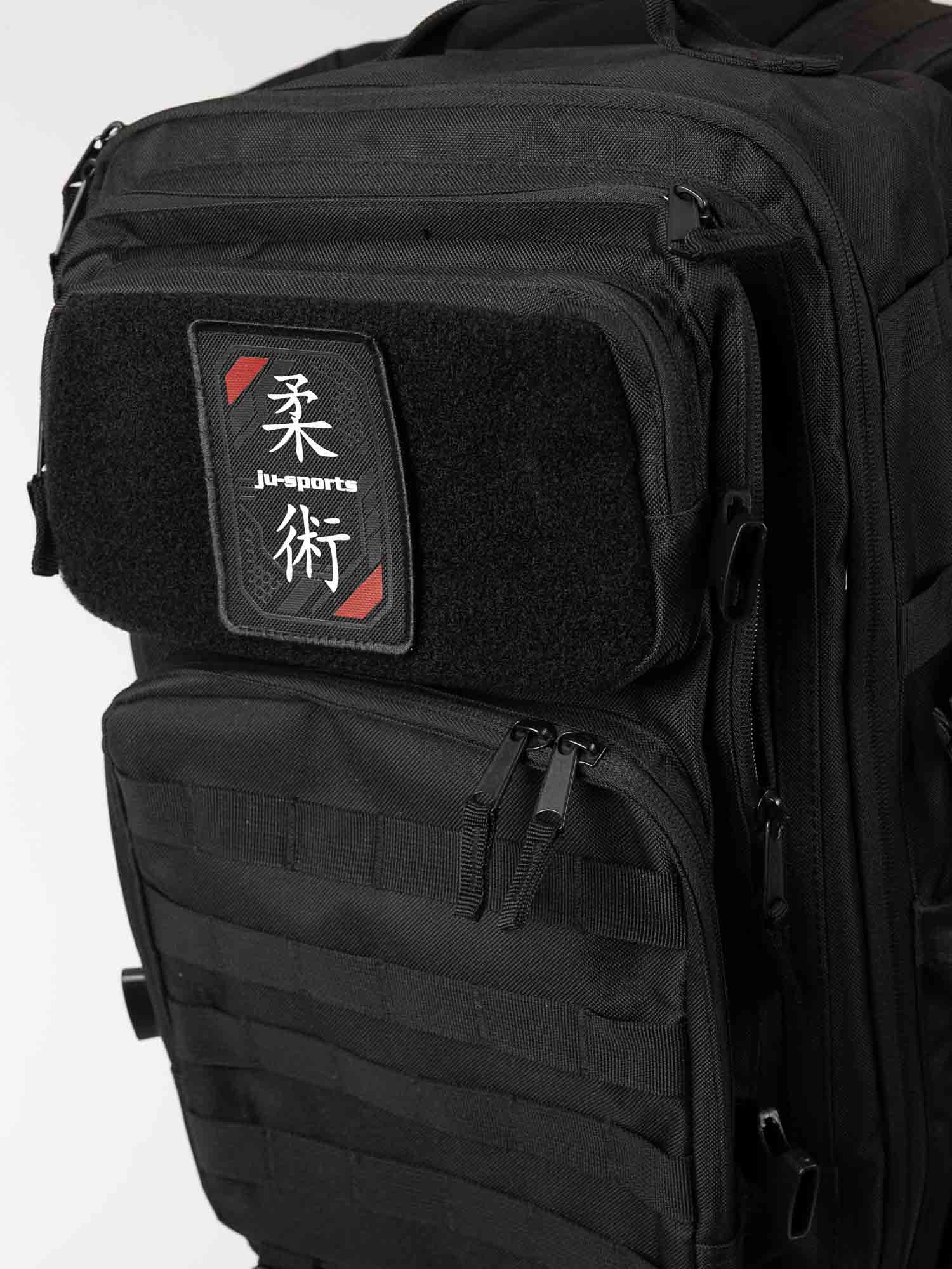 Rucksack, Schultertasche, MOLLE-System, Schwarz, Außenfach