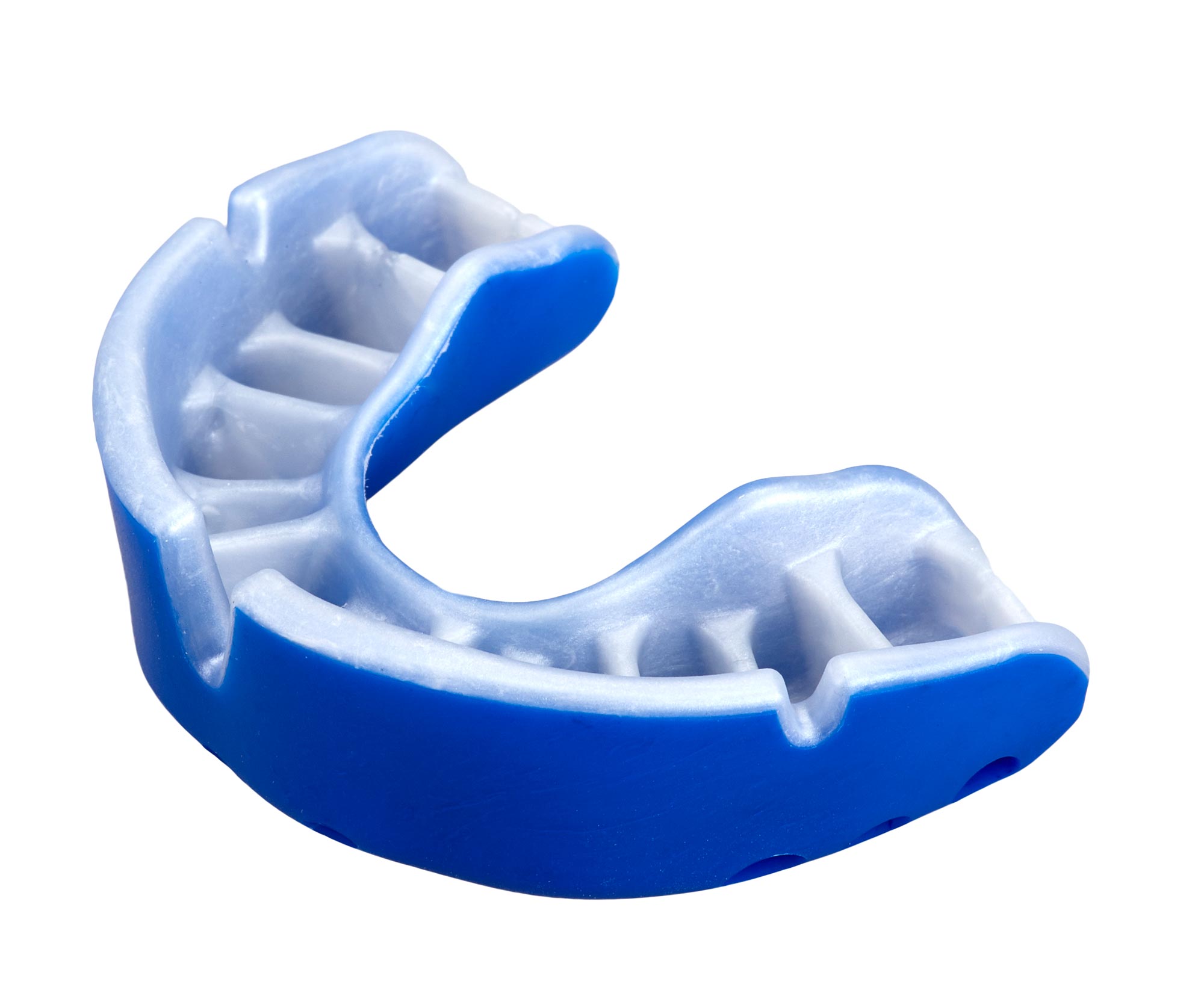 OPRO Mouthguard Gold Level Senior blue/pearl