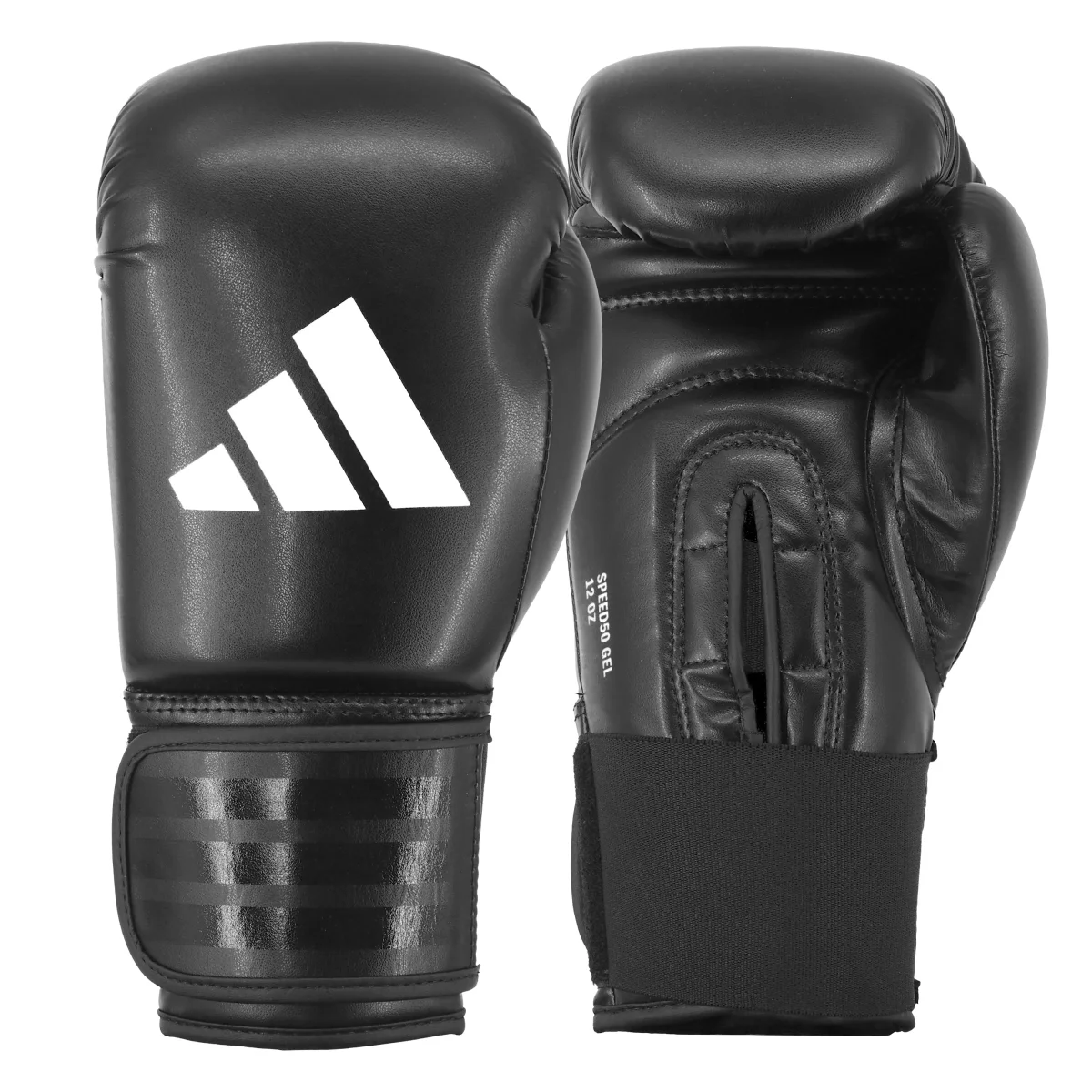 boxing gloves, schwarz, Kunstleder, Klettverschluss, markenlos