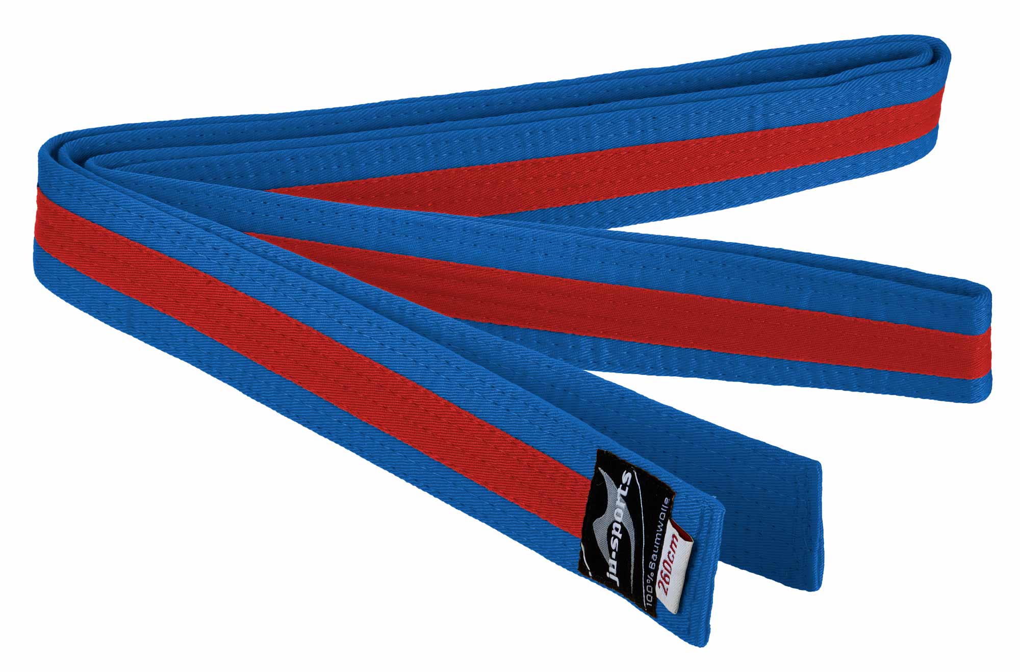 Ju-Sports budo belt blue/red/blue