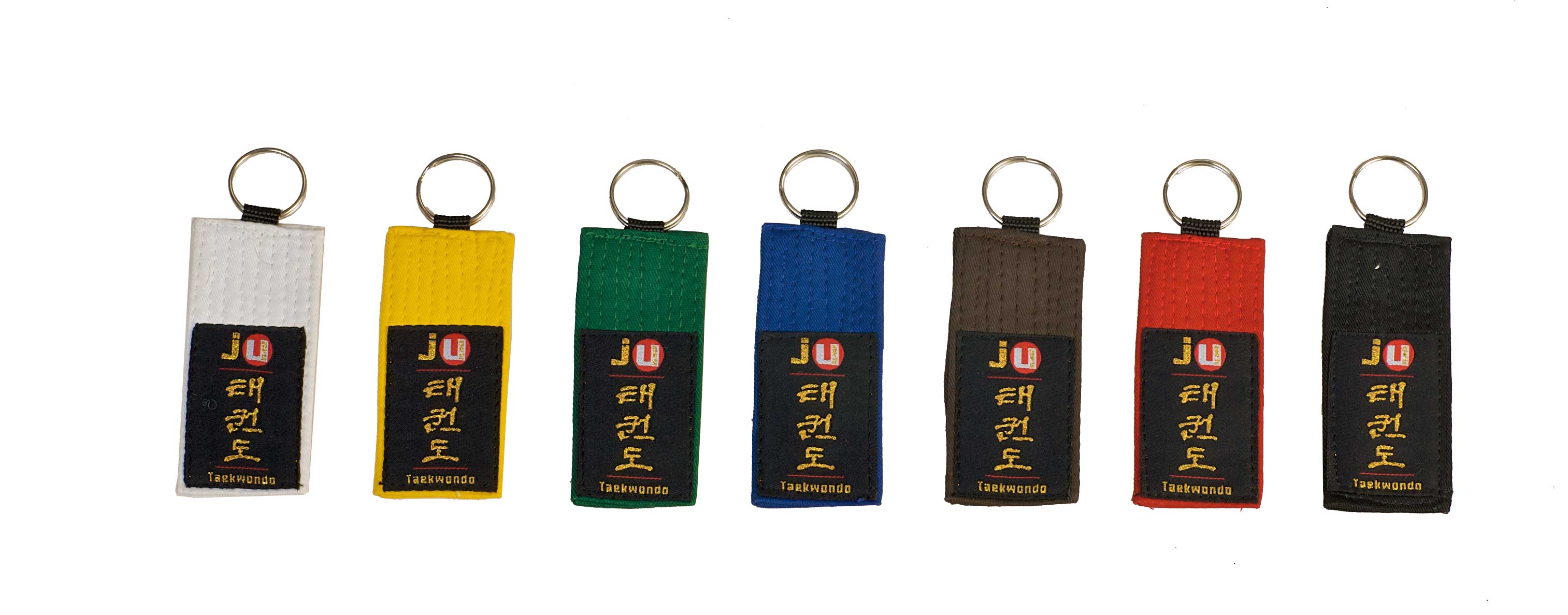 Ju-Sports Rank Belt Key Chain Taekwondo