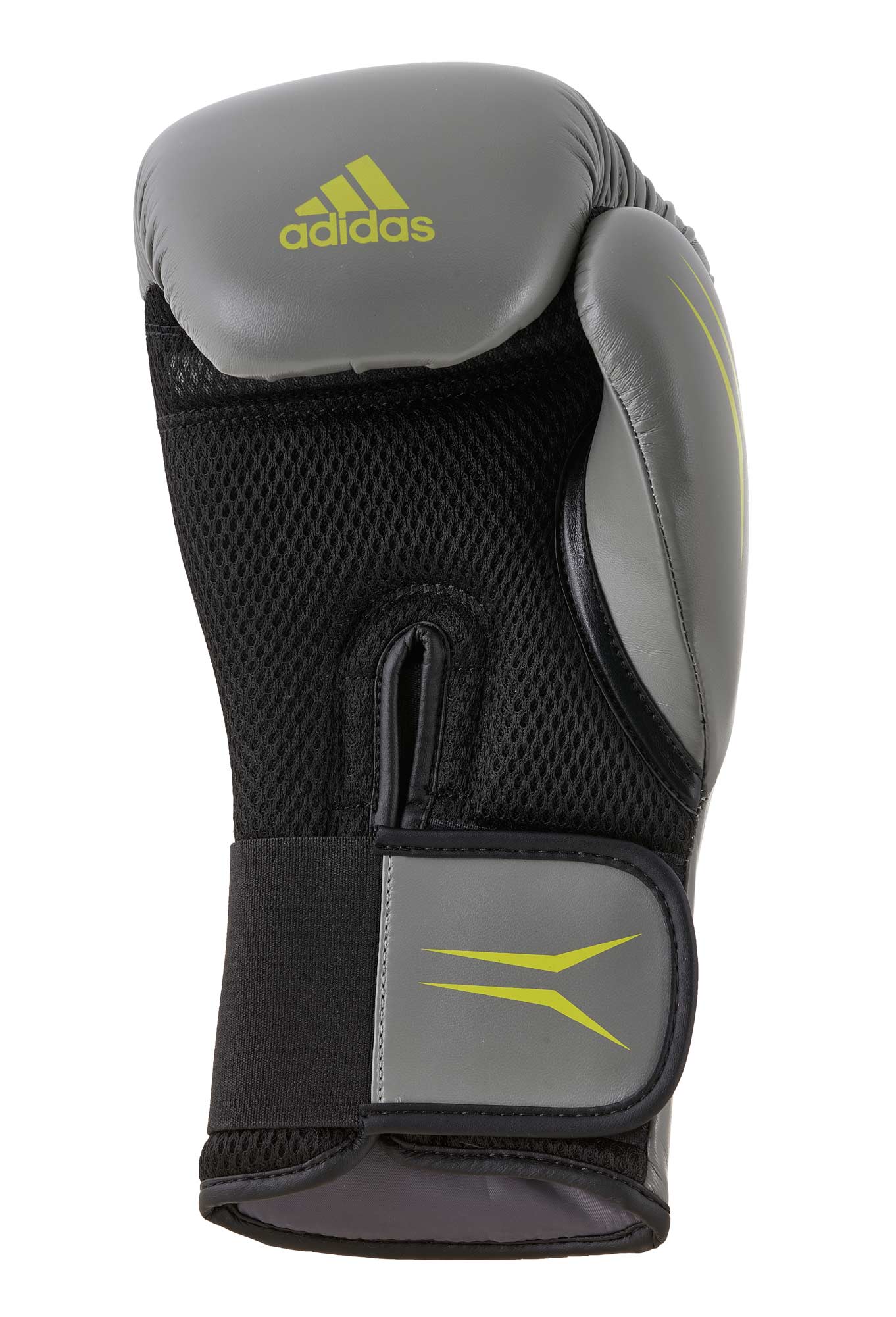 SPD150TG-Speed-Tilt-150-gray_black_green-10OZ-Boxing-Training-Glove-0047 adidas boxing gloves SPEED TILT 150 SPD150TG grey/lime
