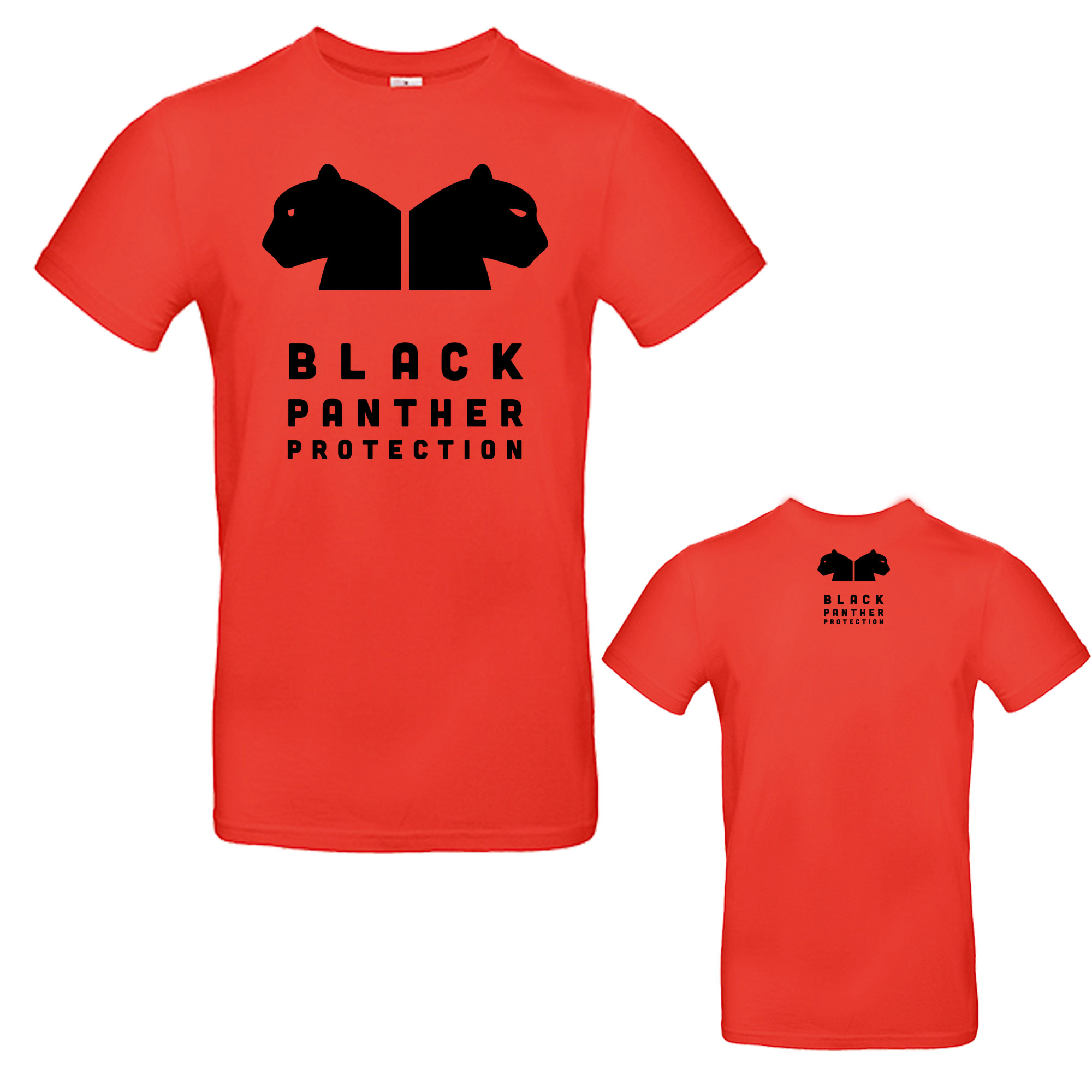 BPP Black Panther Protection Unisex T-Shirt sunset orange