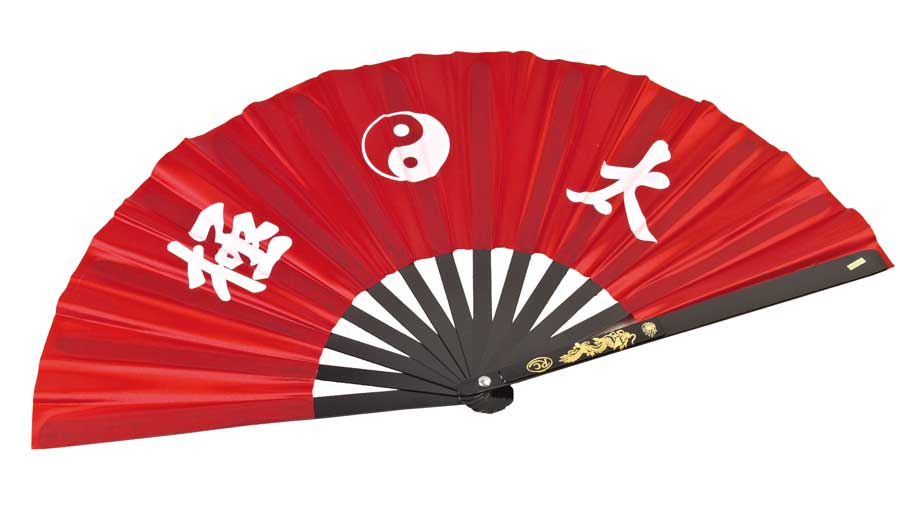 Tai Chi Fan red