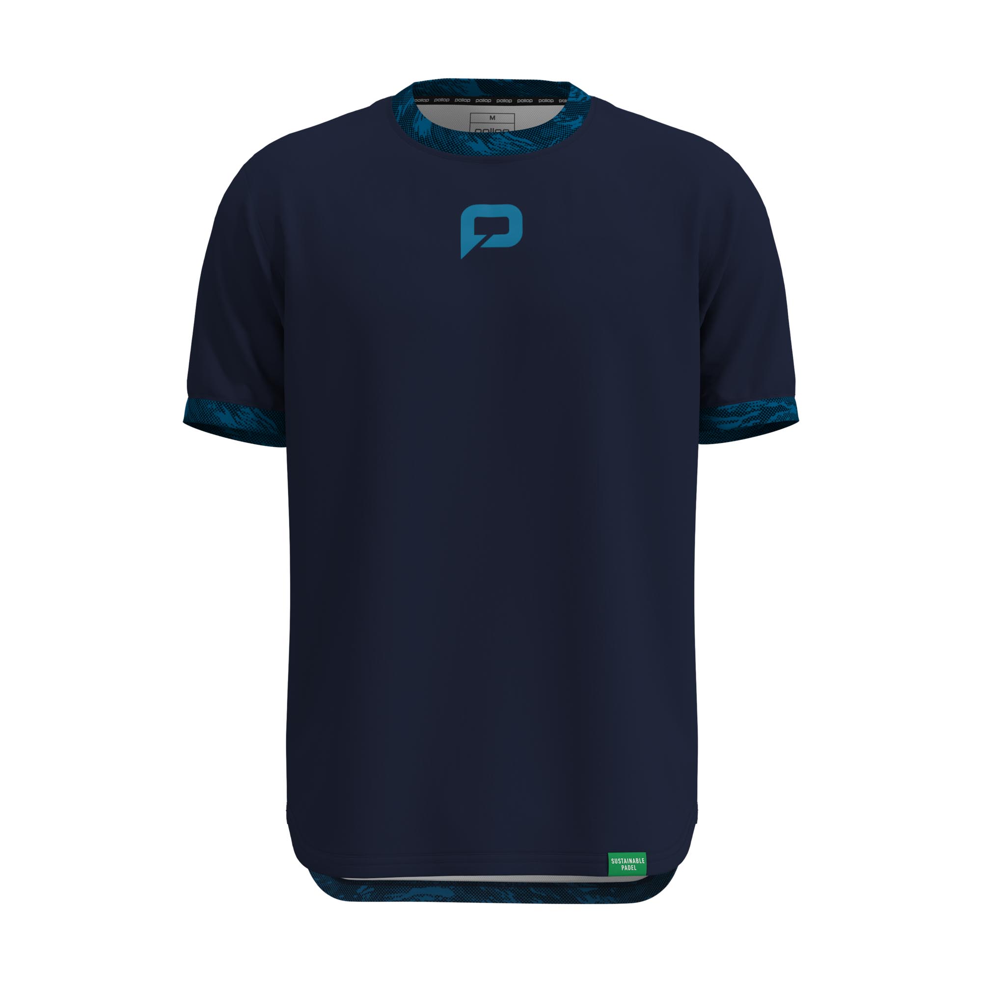 Pallap men's technical training shirt navy/blue/white