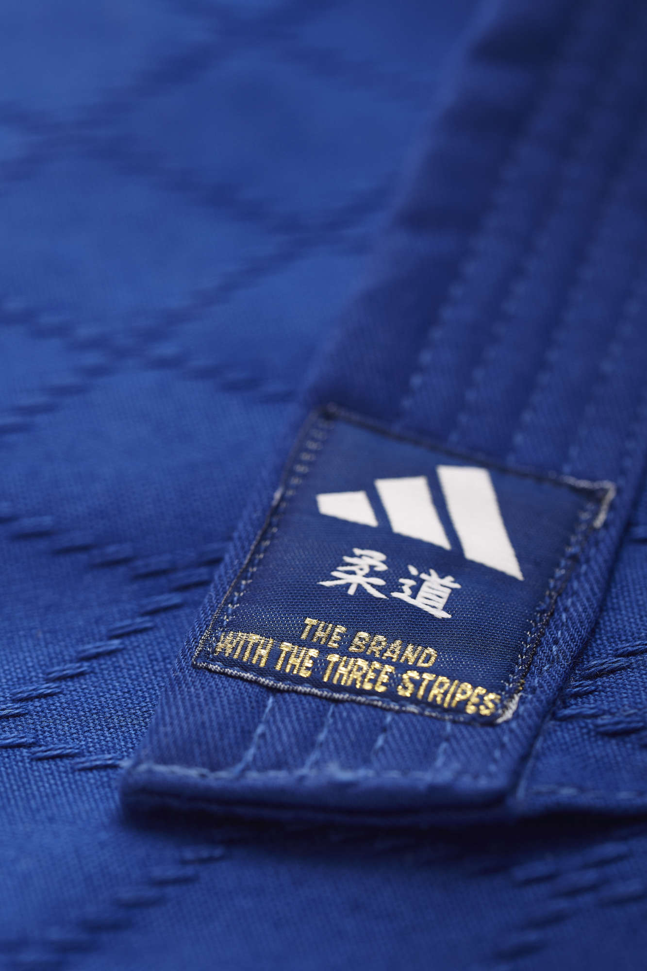 adidas-JudoGi-Club-J350BP-blue-2023-D4630 adidas Judo-Gi "Club" blue/ white stripes, J350B
