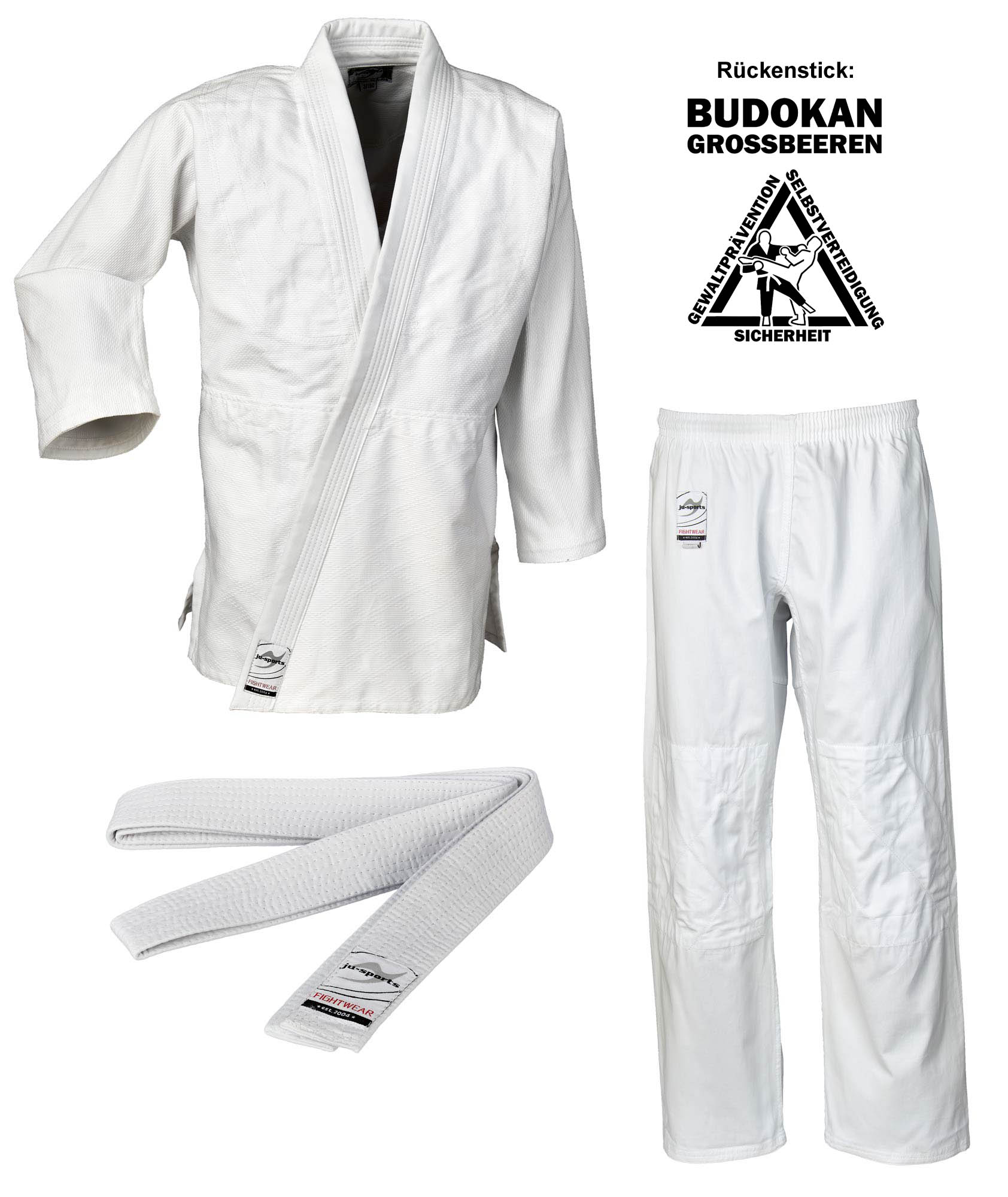 Judoanzug "to start" Vereinskollektion Budokan Großbeeren e.V.
