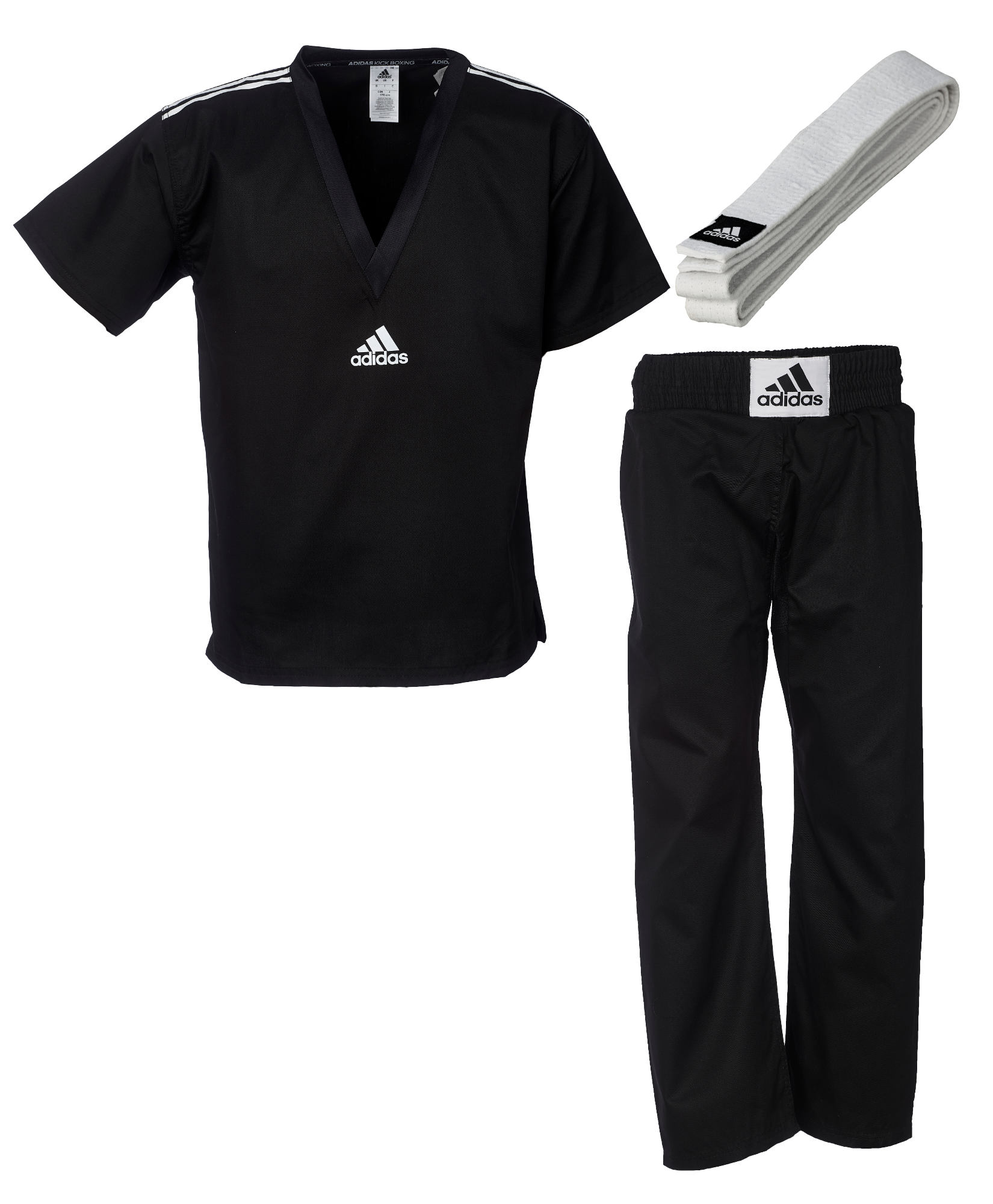 adidas Kickbox-Uniform "Club" schwarz, adiKBUN20