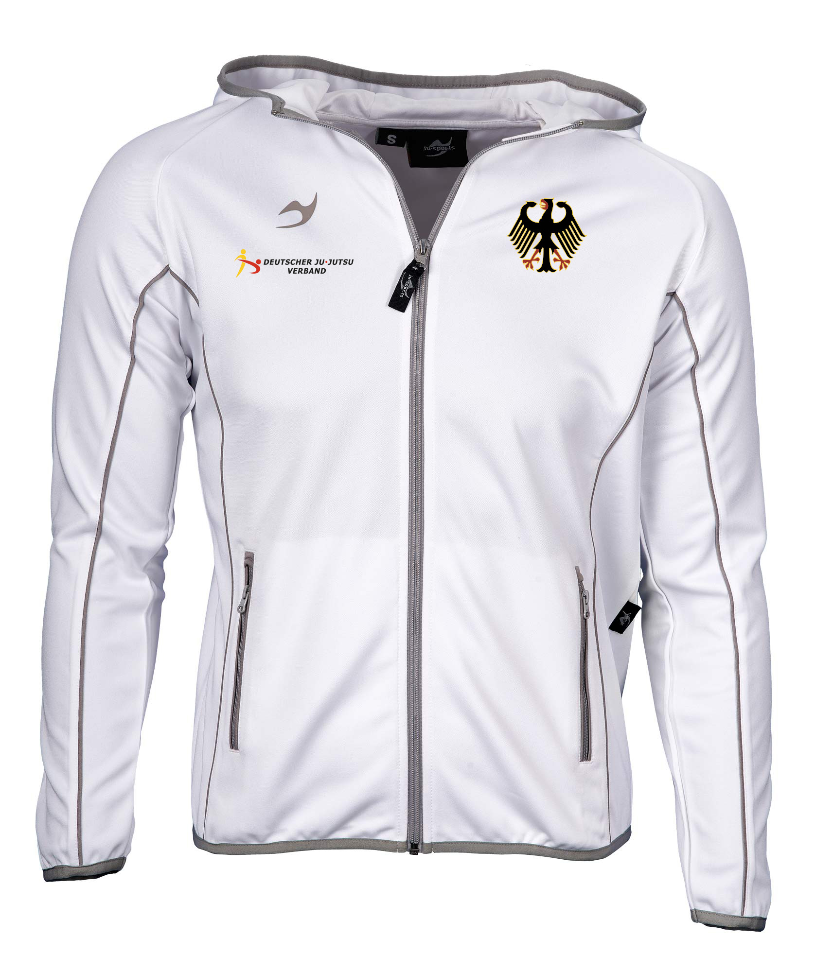 Ju-Sports Element C2 Full Zip Jacket white/navy blue