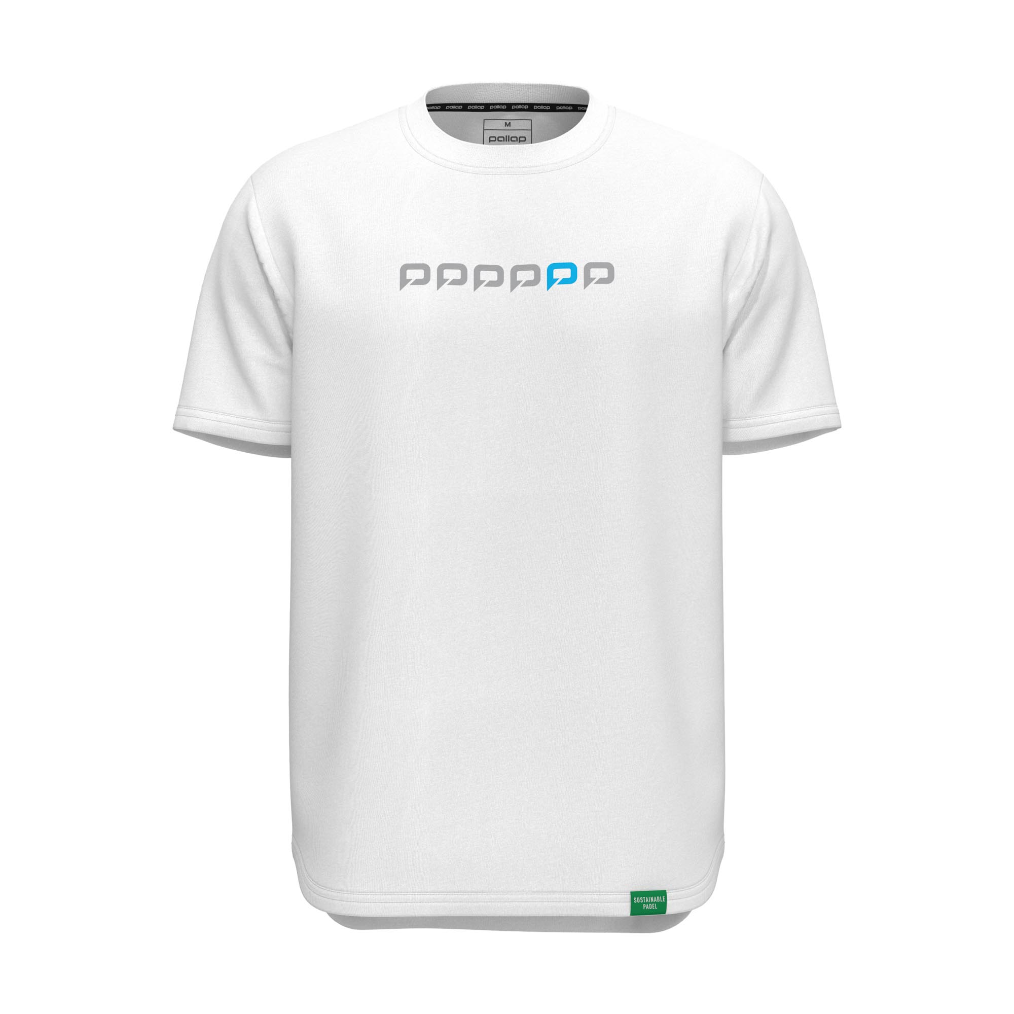 Pallap men's shirt white/cool grey/blue