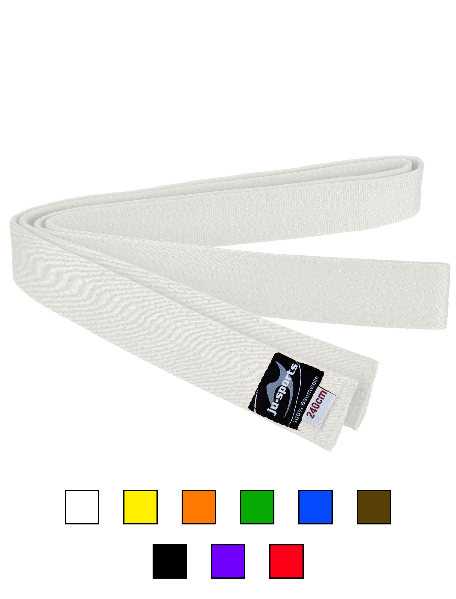 Ju-Sports budo belt white