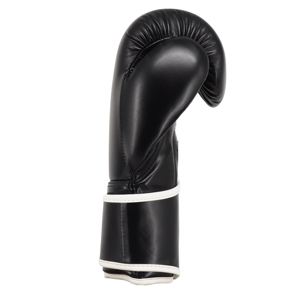 Boxhandschuh, Schwarz, Leder, Polsterung, Handgelenkmanschette