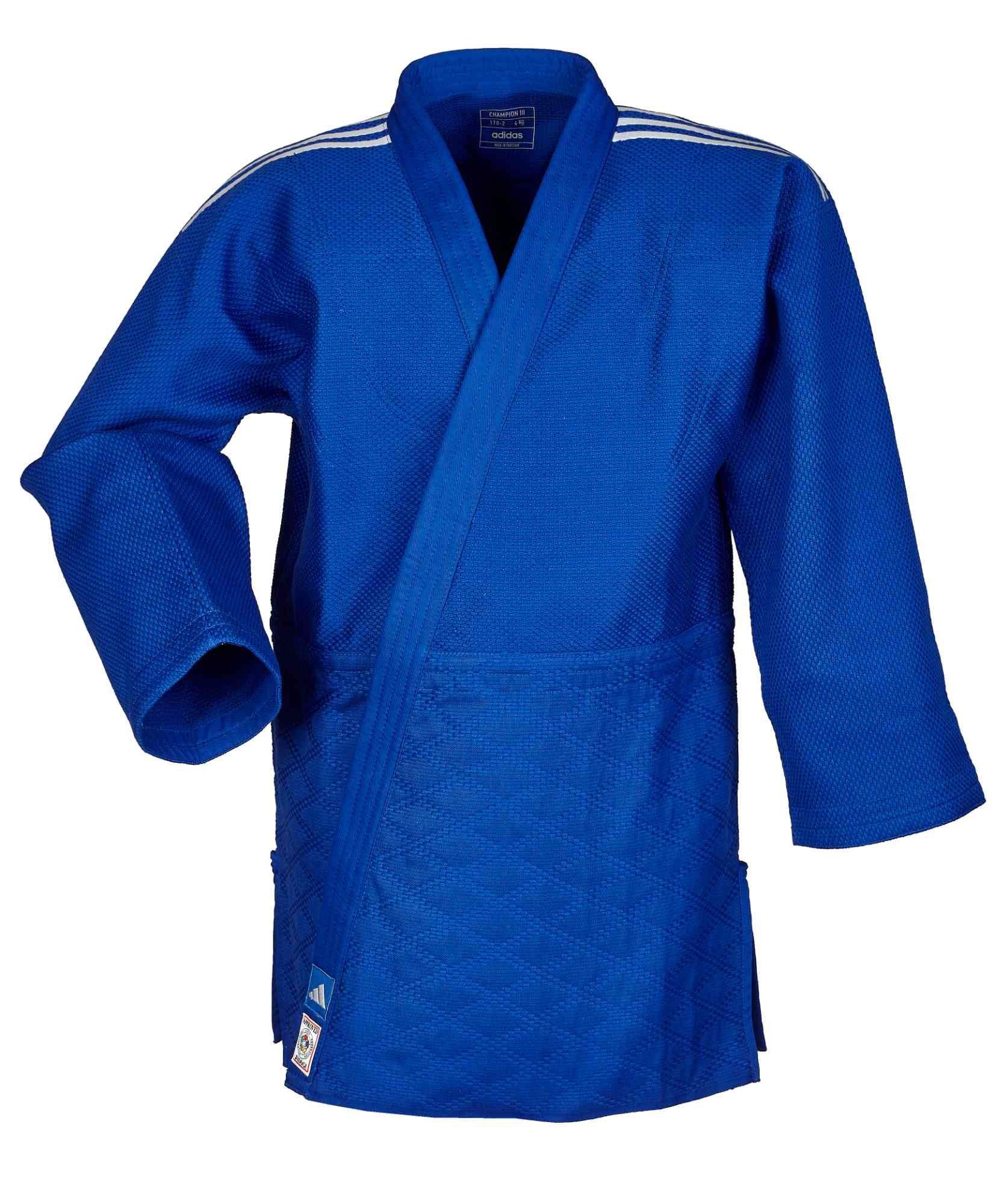 adidas judo gi Champion III JIJFS-1 blue/white stripes