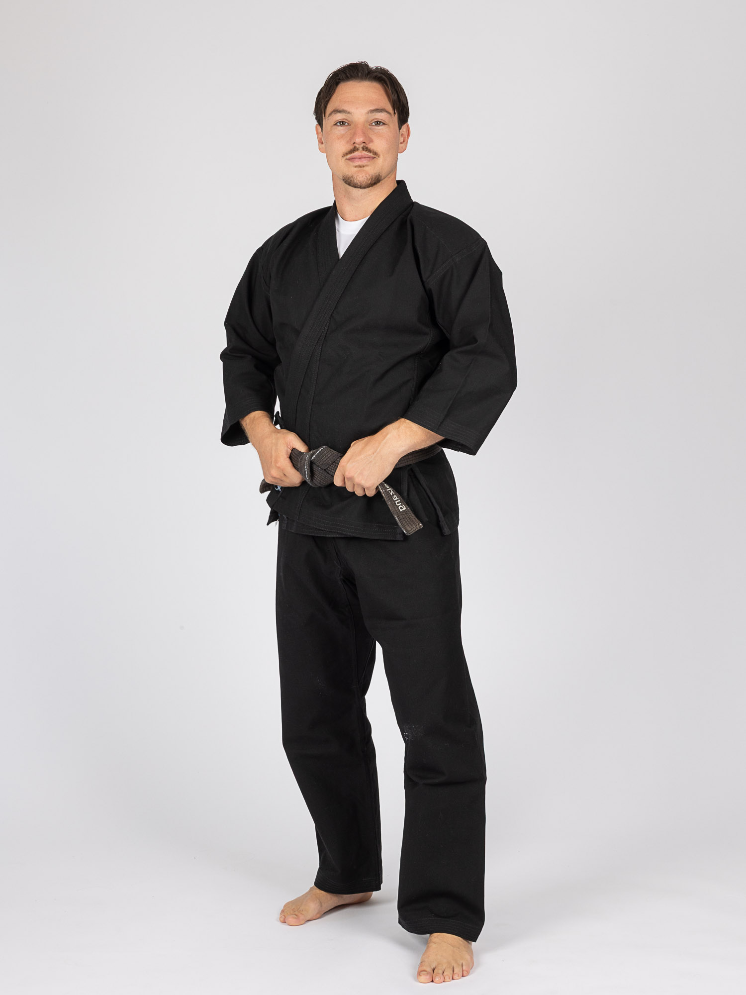 Judo-Anzug, Judo-Gi, Schwarz, Kimono, Gürtel