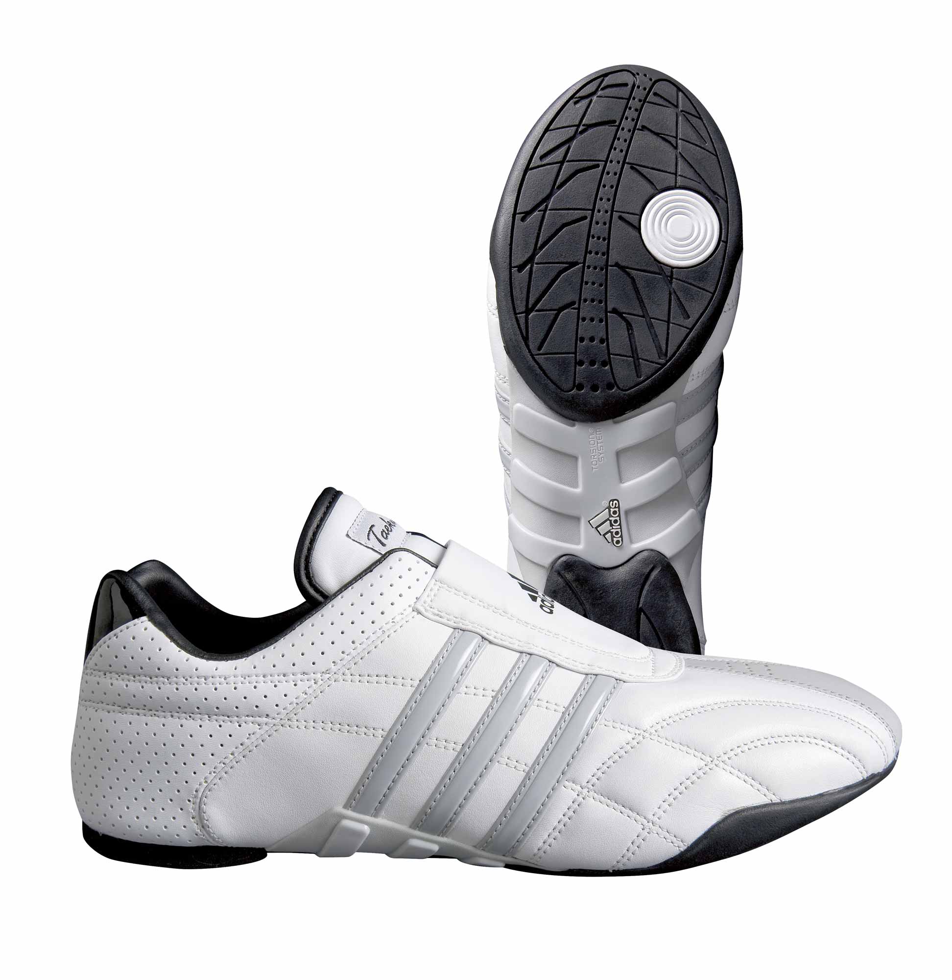 adidas adilux TKD sneakers white / grey stripes