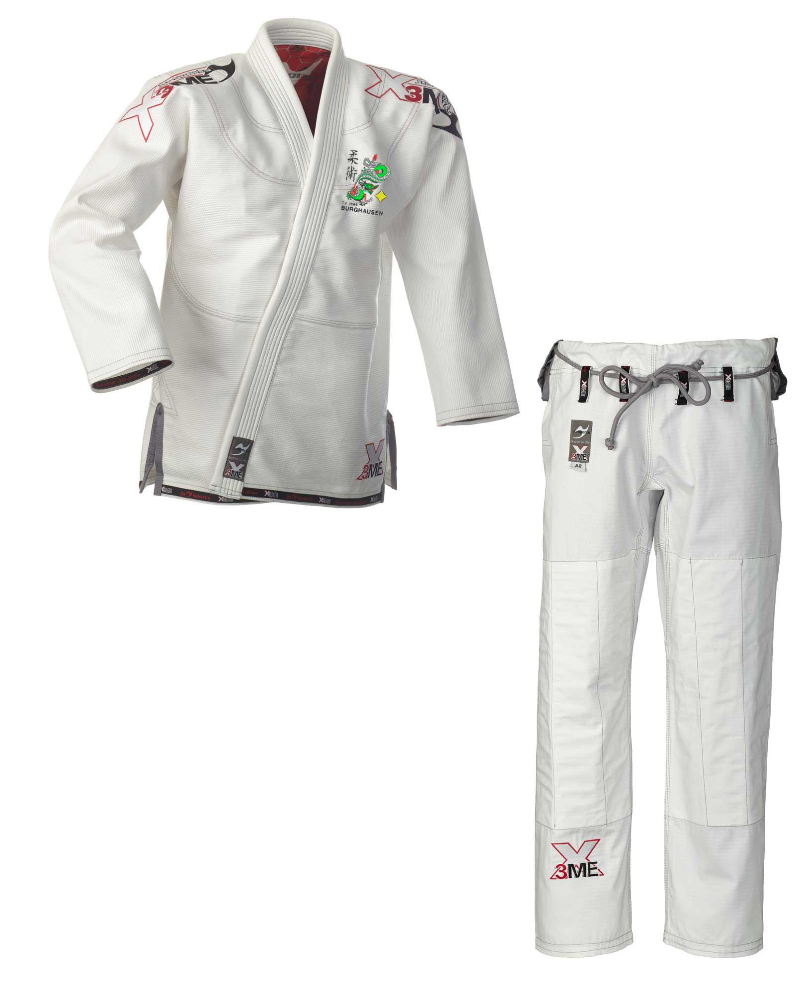 Brazilian jiu-jitsu gi Extreme white 2.0