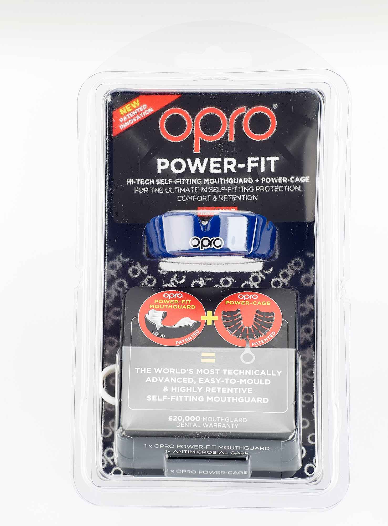 OPRO Mouthguard PowerFit blue/gold