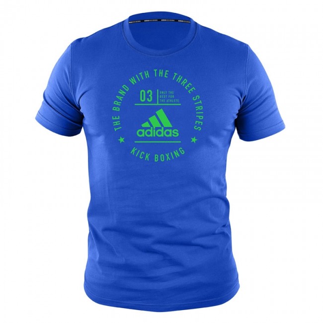 adidas community line t-shirt Kickboxing blue adiCL01KB 