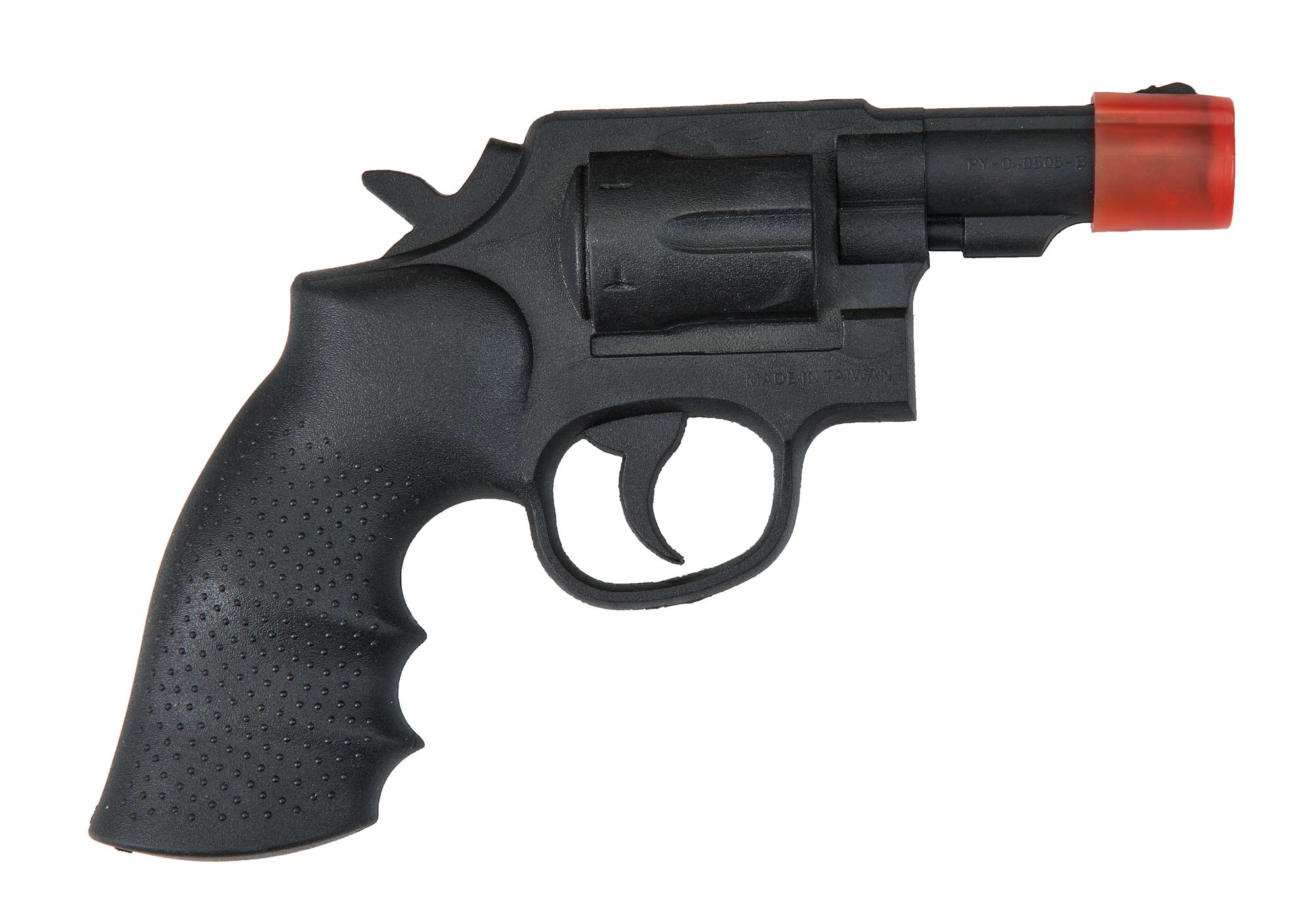 Rubber revolver (colt) black