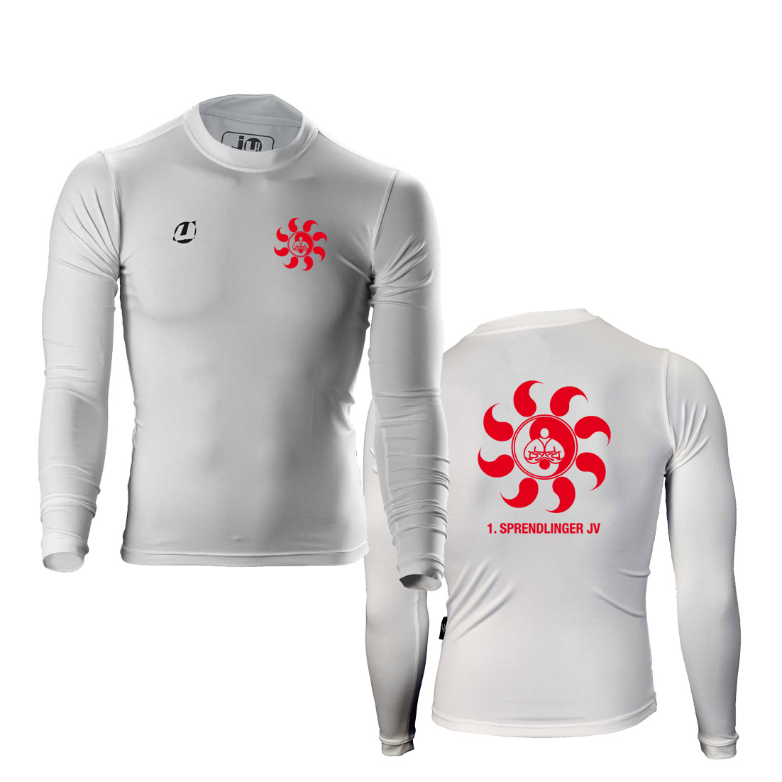 Ju-Sports Compression Longsleeve white