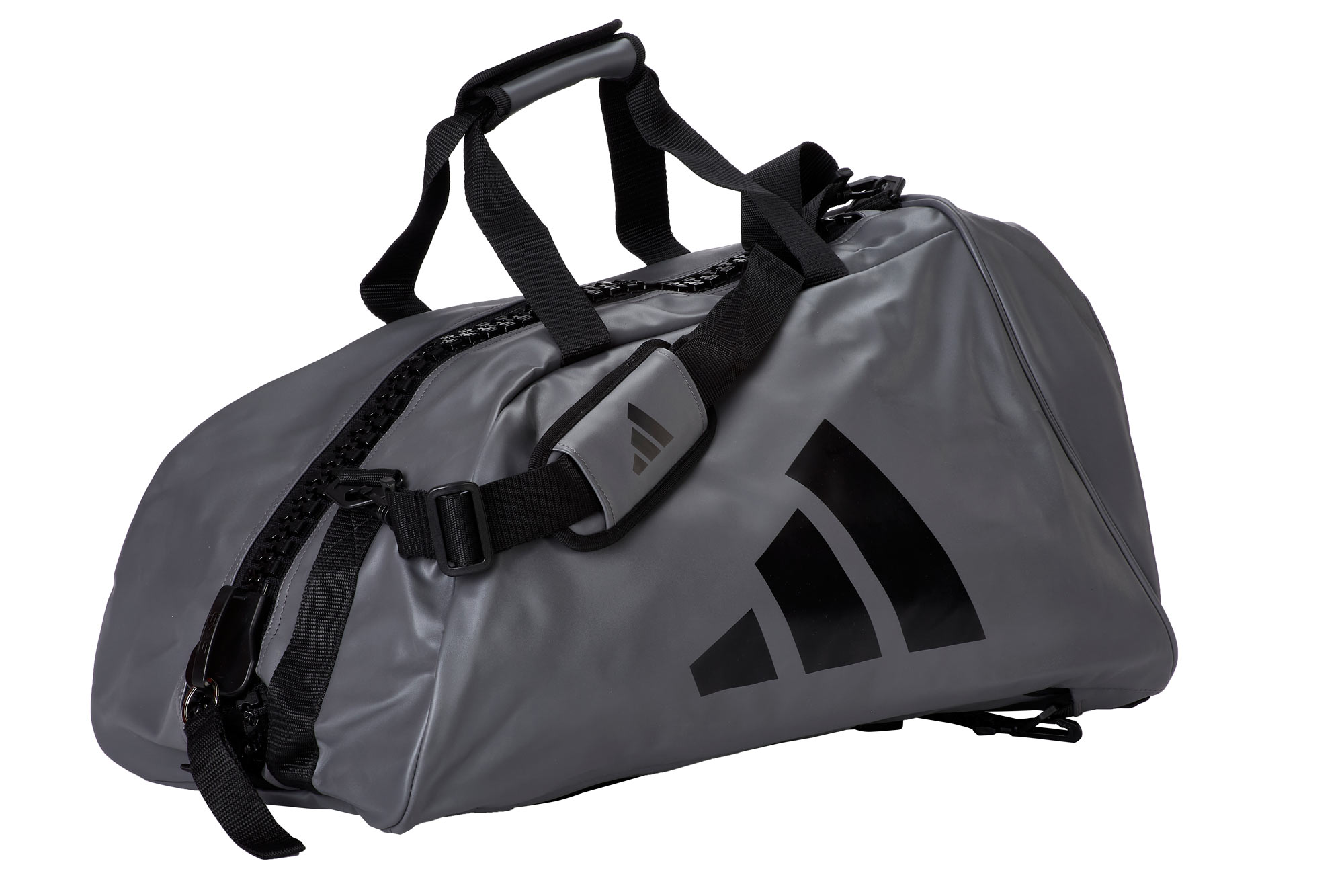 adidas 2in1 Bag Combat Sports grey/black PU, adiACC051