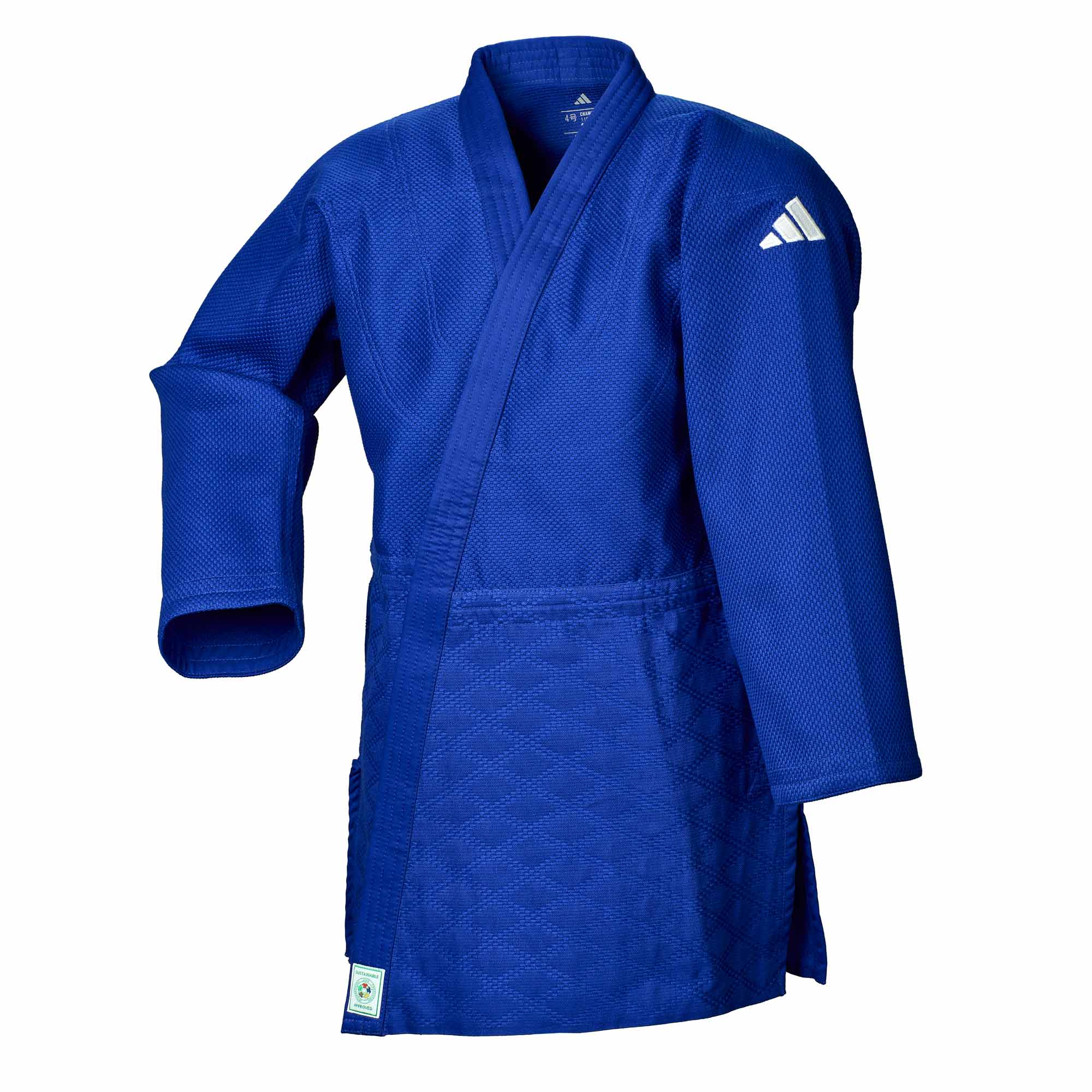 adidas Judojacke CHAMPION III IJF - Model 1 JIJFB3-LJ blau Logo only 