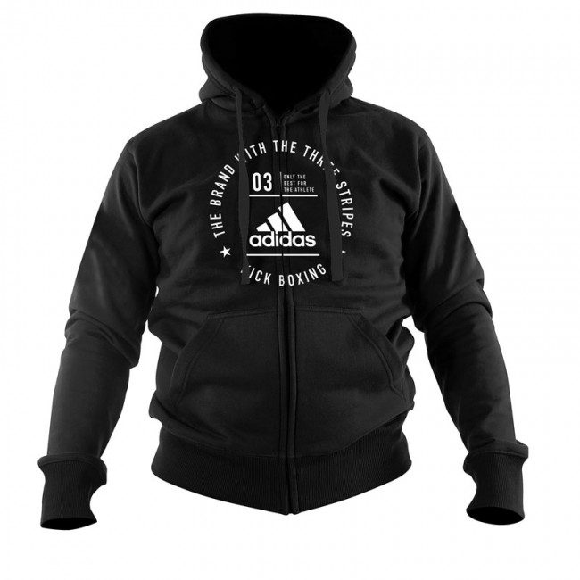 adidas community line zip-up hoody Kickboxing black adiCL03KB 