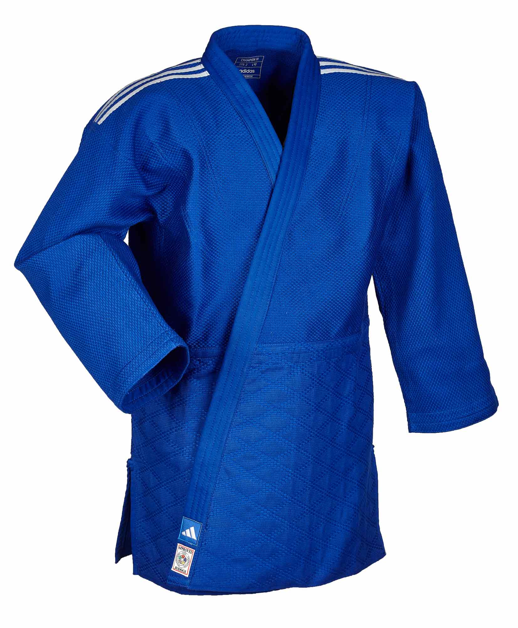 adidas judo gi Champion III JIJFS-1 blue/white stripes