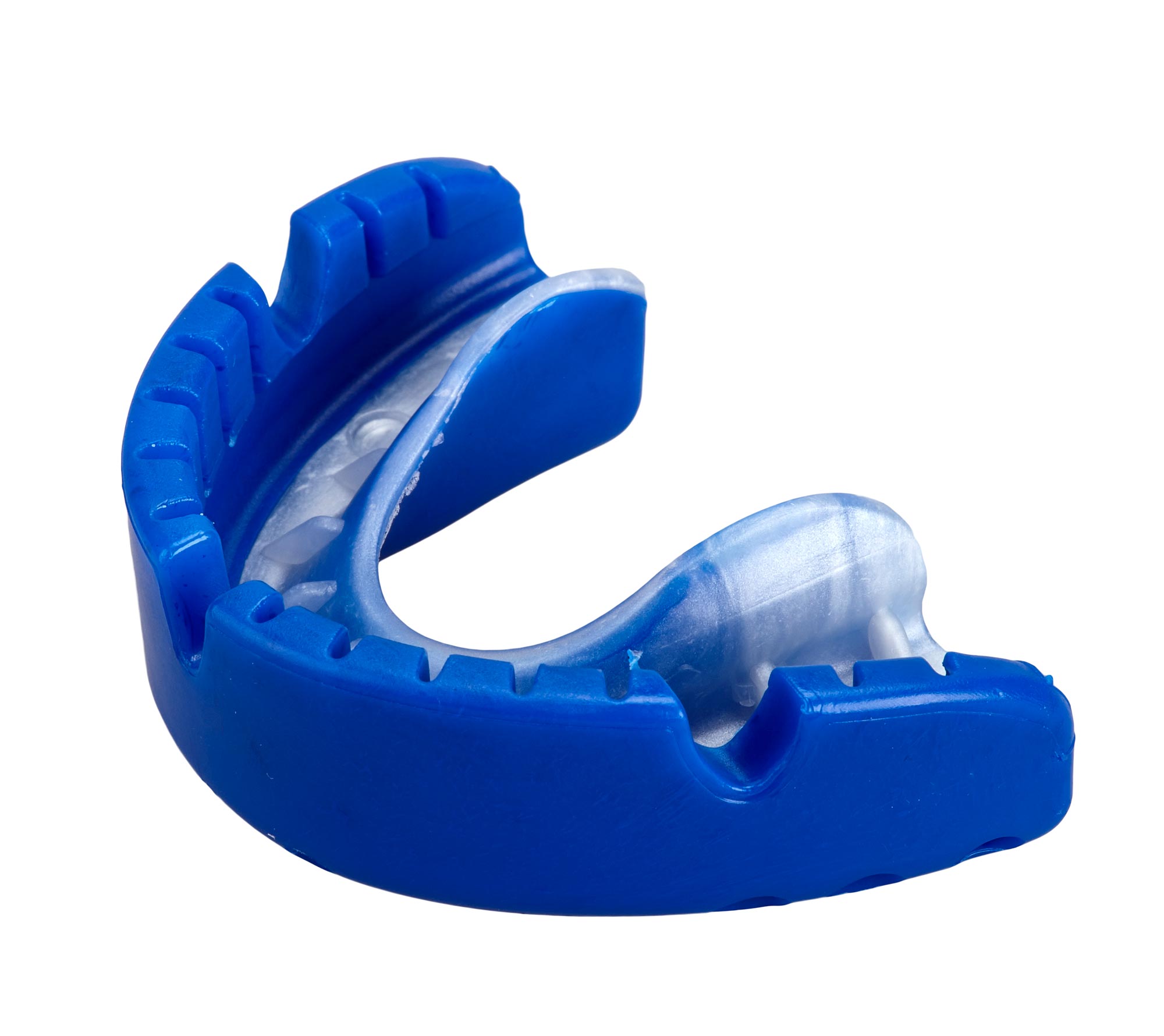 OPRO Mouthguard Gold Level Senior Braces blue/pearl