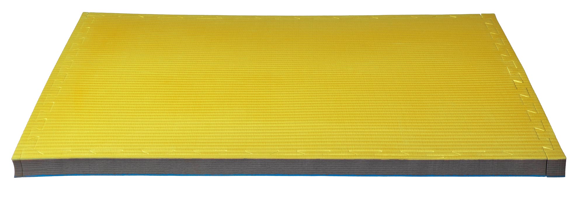 Puzzlematte Pro Tatami 4 cm blau/gelb Wendematte