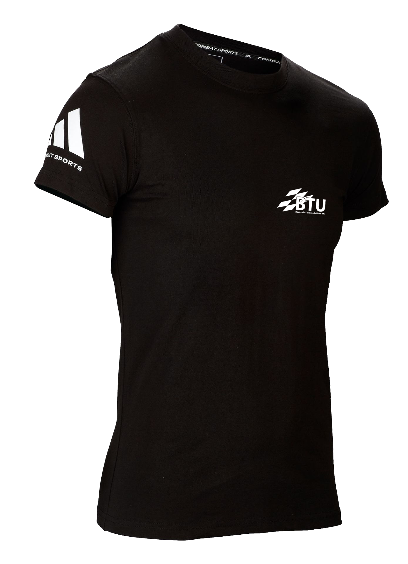 T-Shirt, Schwarz, Kurzarm, Logo, BTU