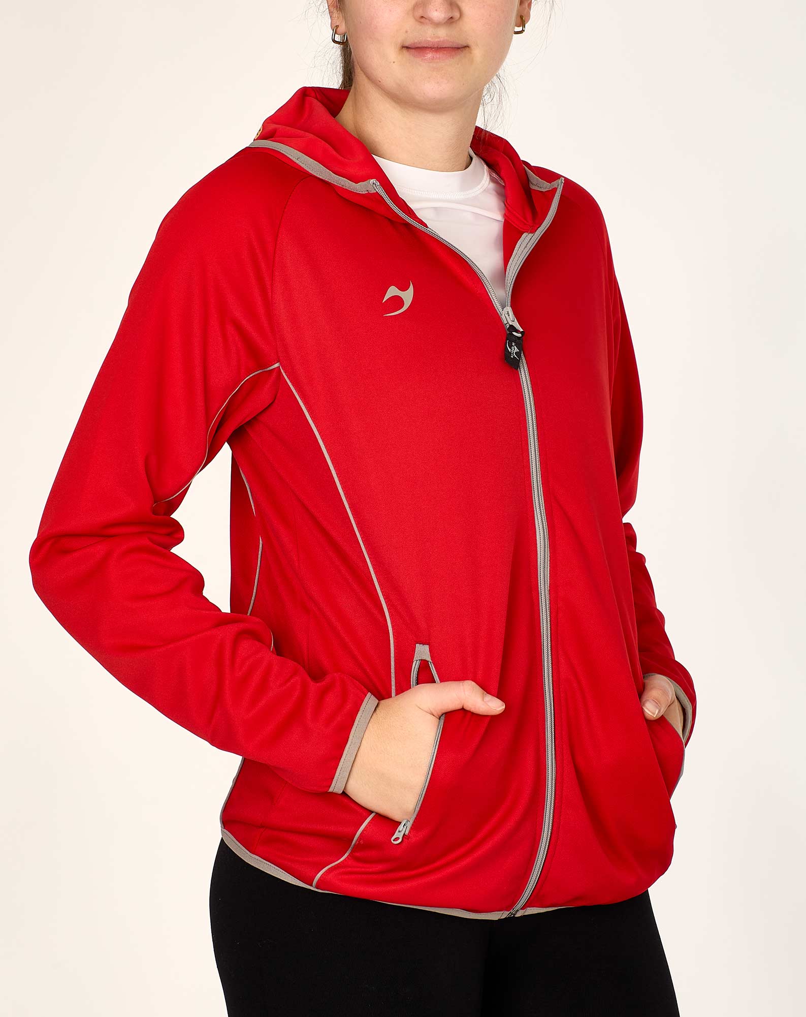Teamwear C3 Hooded Team Jacket rot