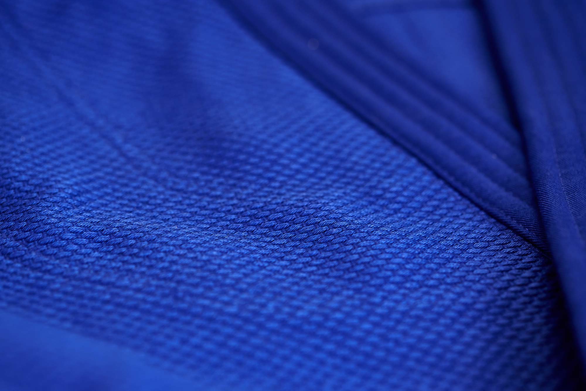 adidas judo gi Champion II JIJF, blue / golden stripes