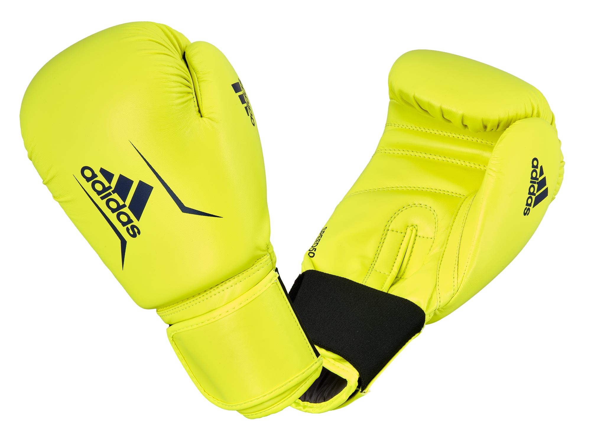 adidas boxing glove Speed 50 ADISBG50, yellow/navy