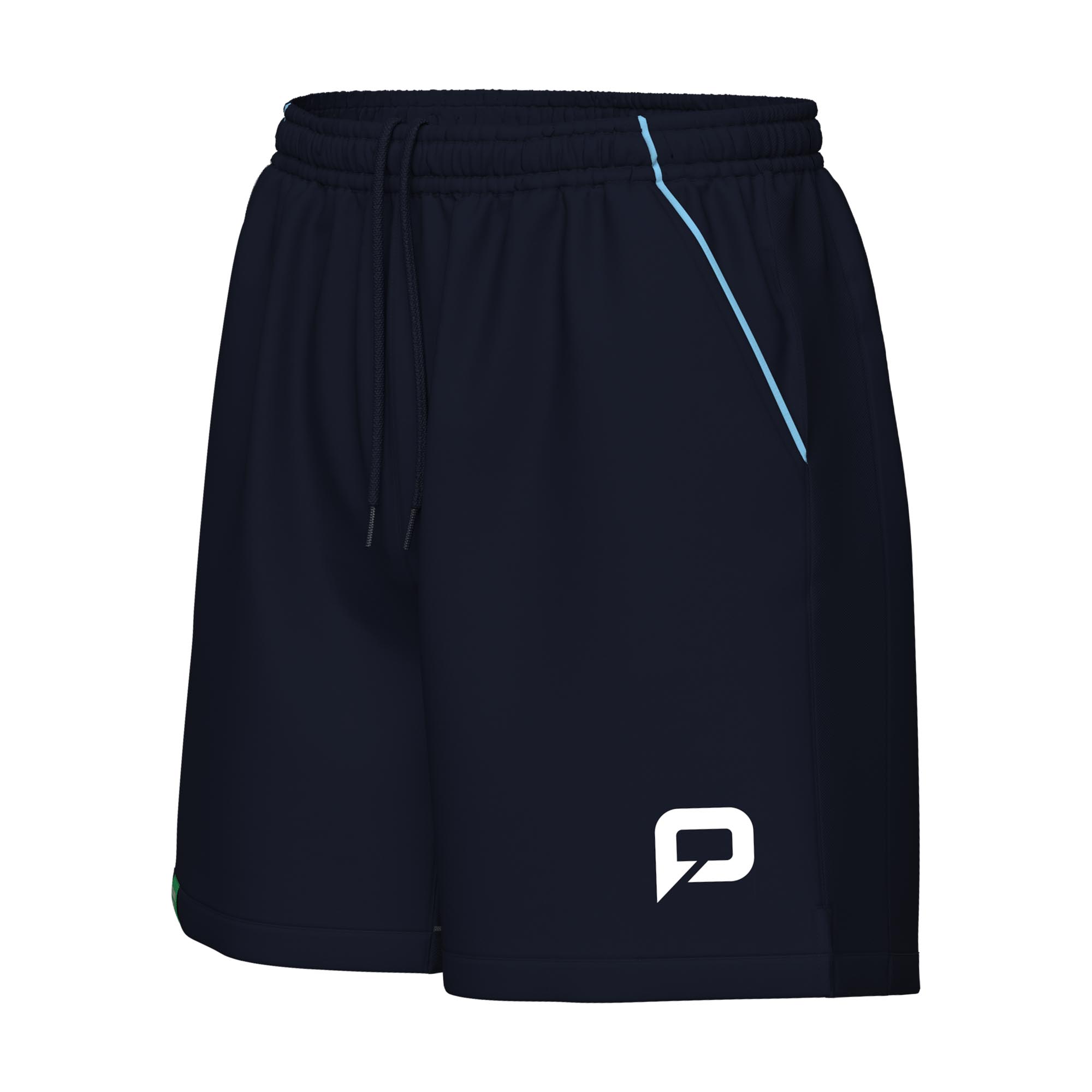 Pallap men's competition short (mesh) navy/pulse blue/white