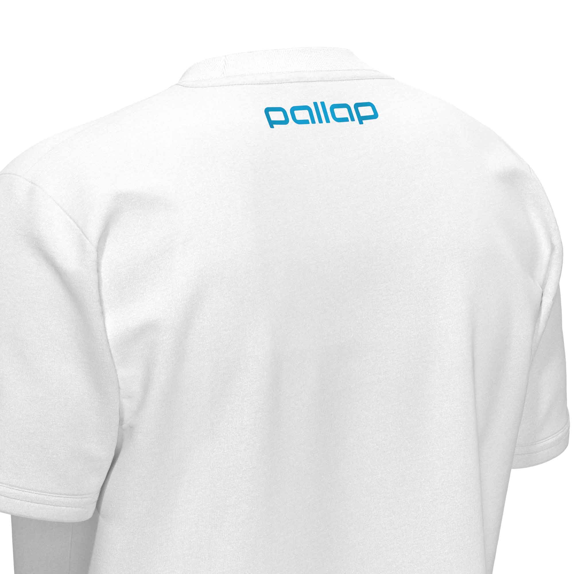 Pallap men's shirt white/cool grey/blue