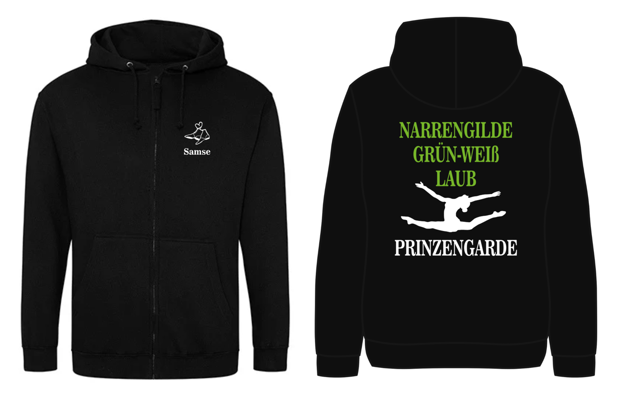 Narrengilde Laub Zip Hoodie Frauen