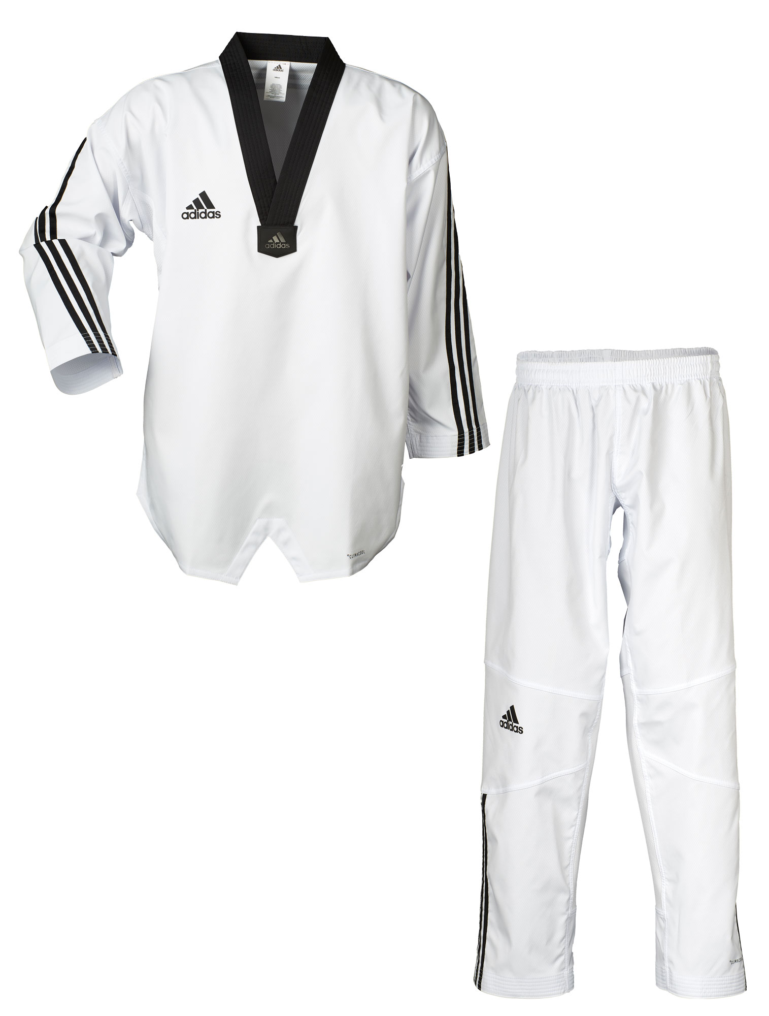 adidas TKD dobok ADI FLEX ADITFL02 black stripes