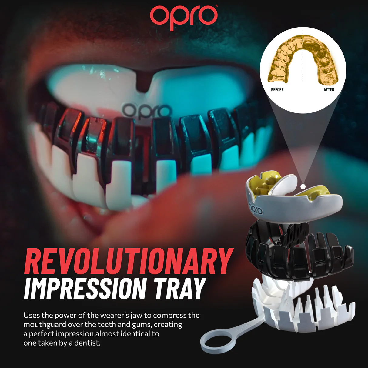 OPRO Zahnschutz Instant Custom Fit UFC Fighter Senior Makhachev