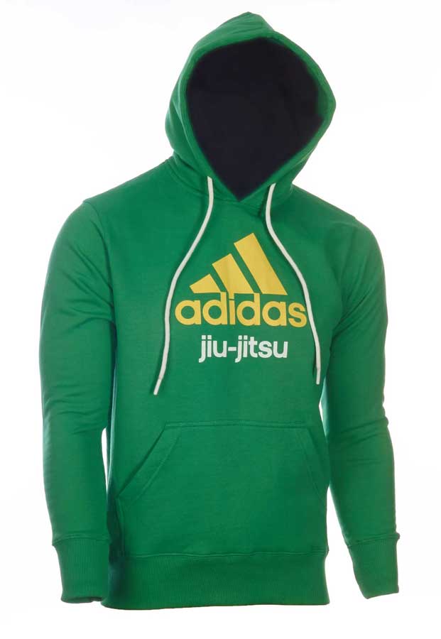 adidas Community Line Hoody Jiu-Jitsu green/yellow