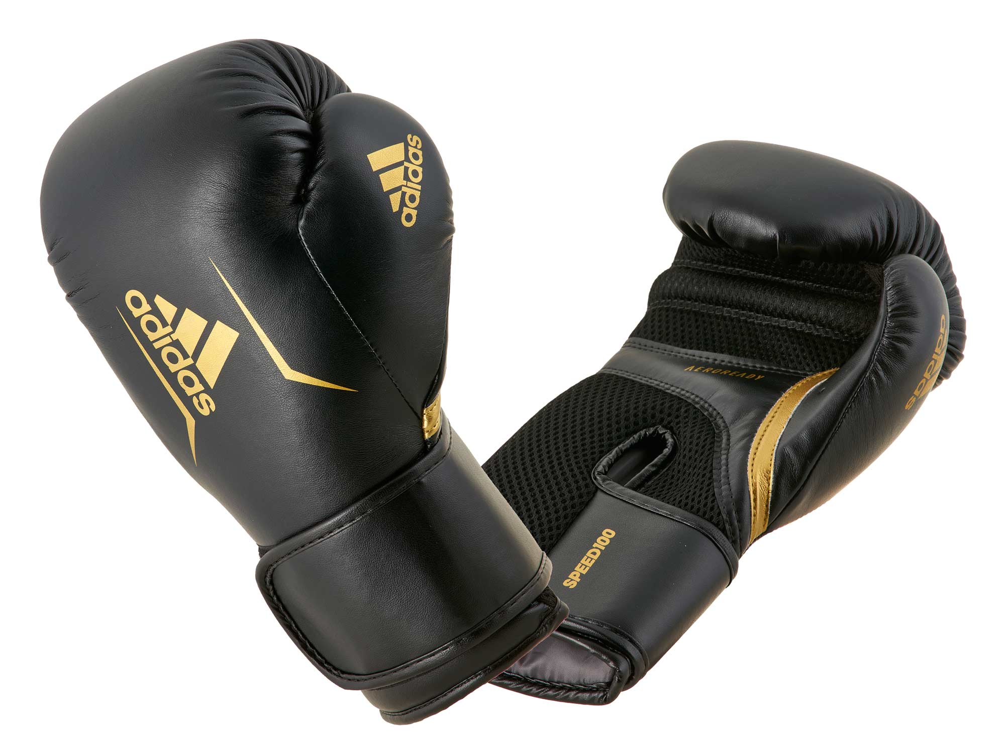 adidas boxing glove Speed 100 ADISBG100, black/gold