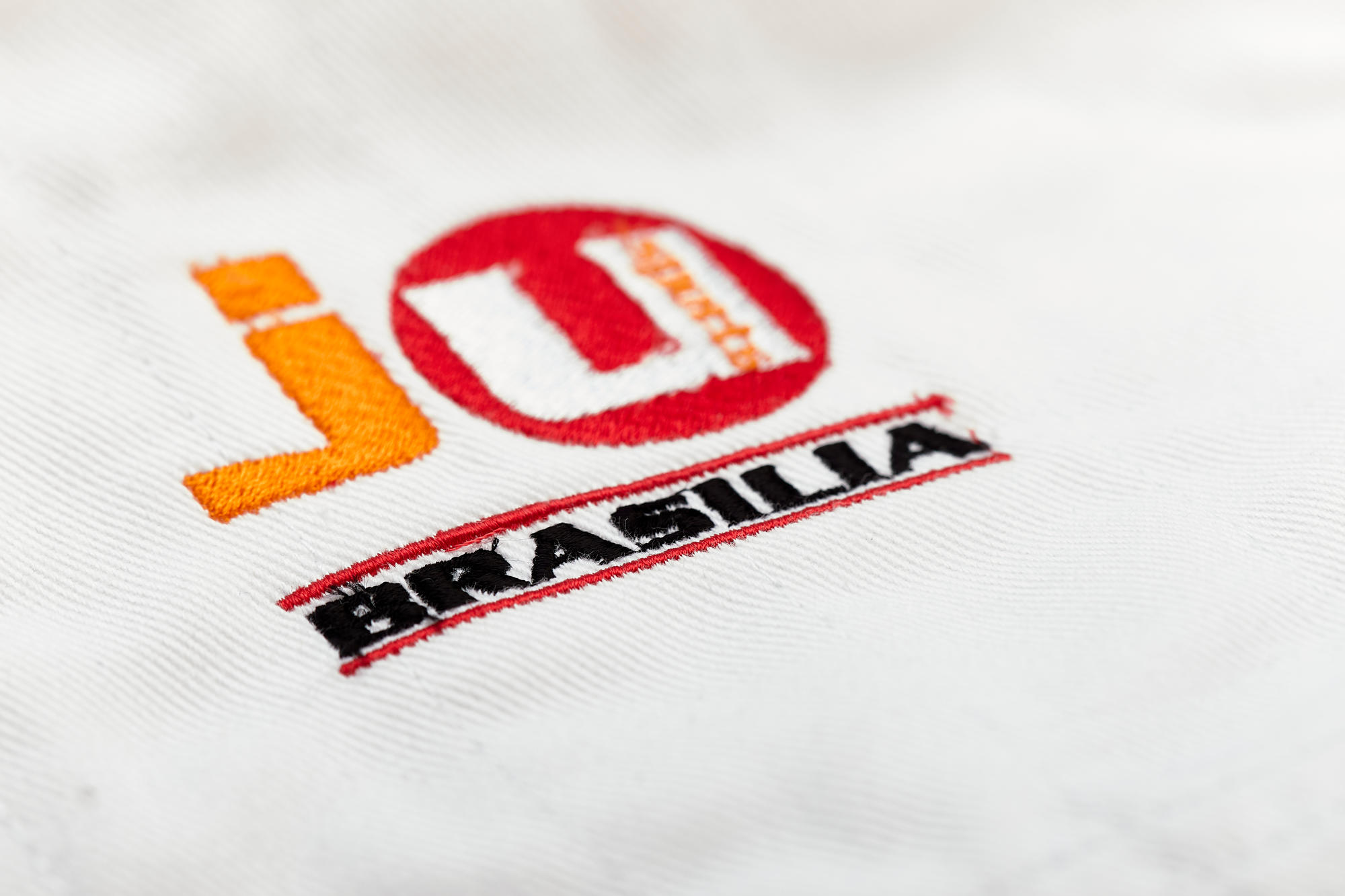 Judo pants Brasilia white, elastic waistband