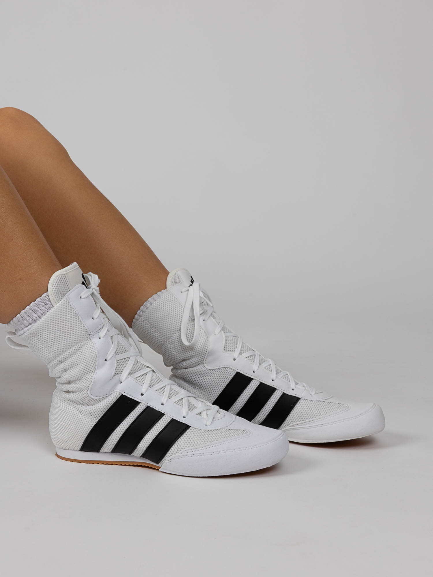 Schuhe, Sportiv, Schnürstiefel, Weiße Sneaker, Gummisohle
