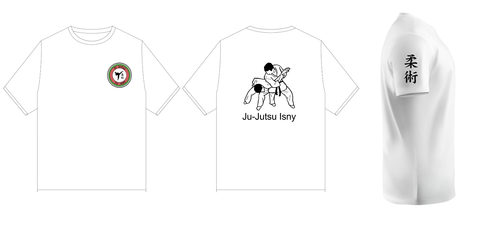 T-Shirt Kids Ju-Jutsu Isny, 3 Farben