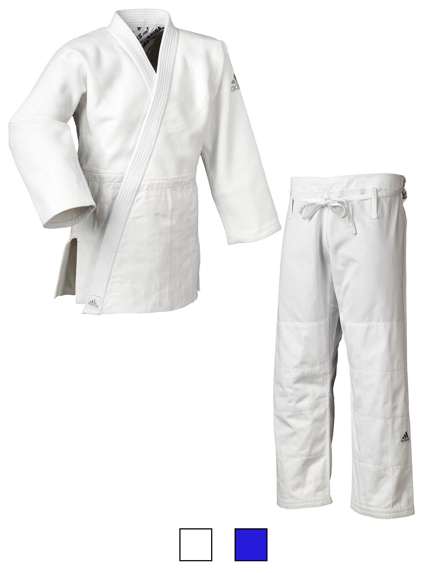 adidas judo gi Millenium J990 white / silver 