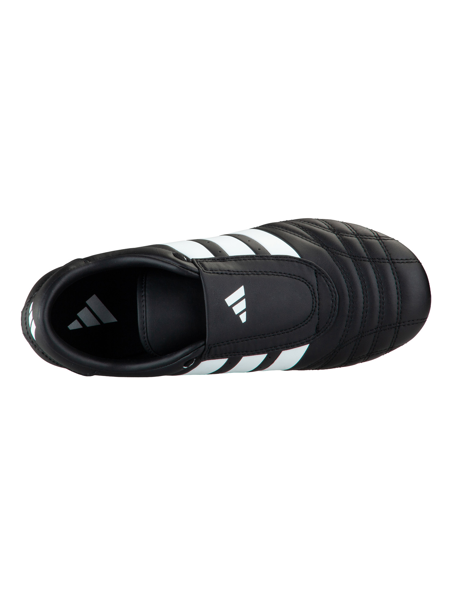 Schuh, Slipper, Schwarz, Gummisohle, Klettverschluss