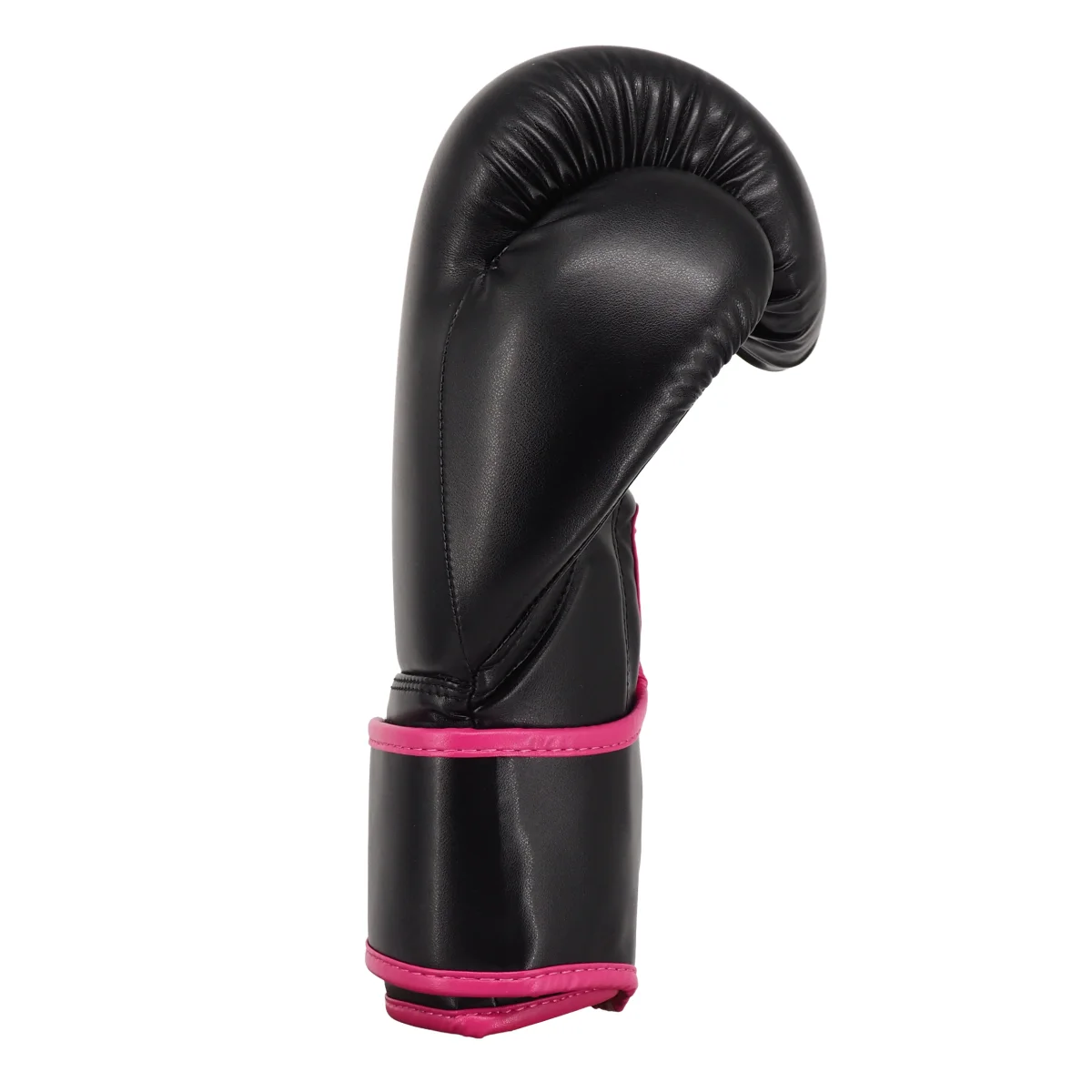 boxing glove, schwarze farbe, Schaumpolster, rosa rand, Erwachsene Größe