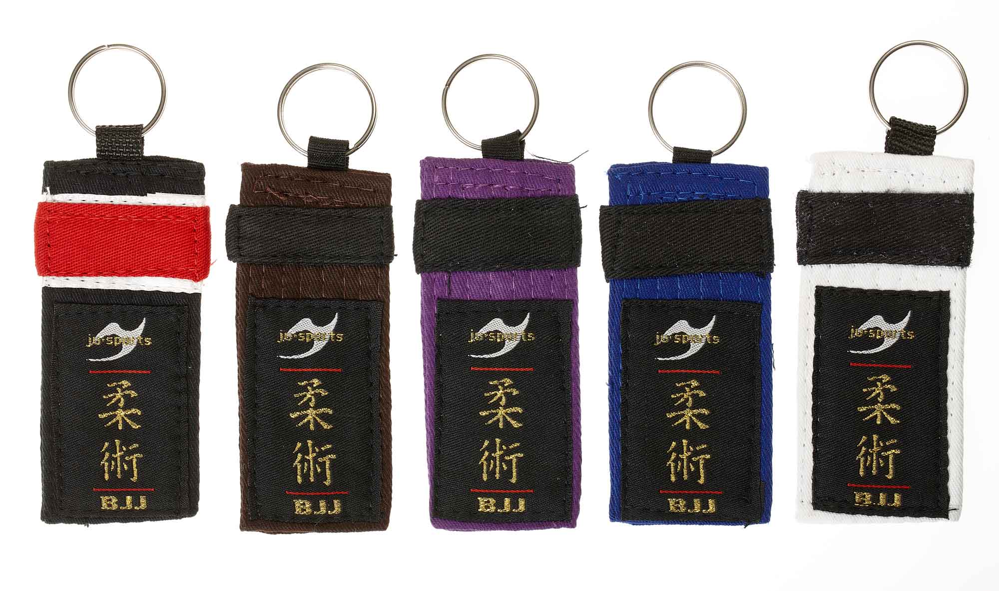 Ju-Sports Rank Belt Key Chain Brazilian Jiu-Jitsu