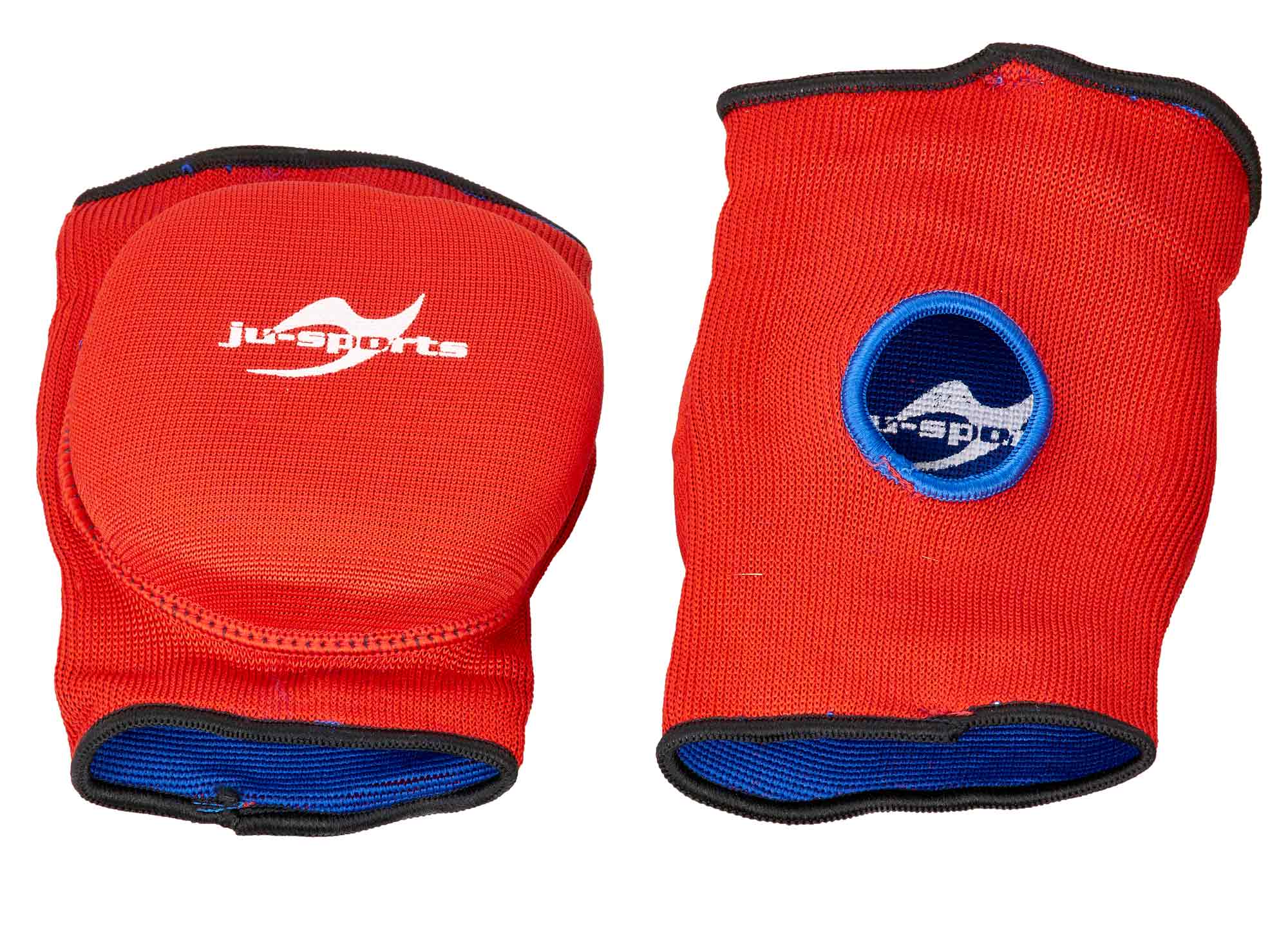 Wende-Knieschoner rot/blau Stoff